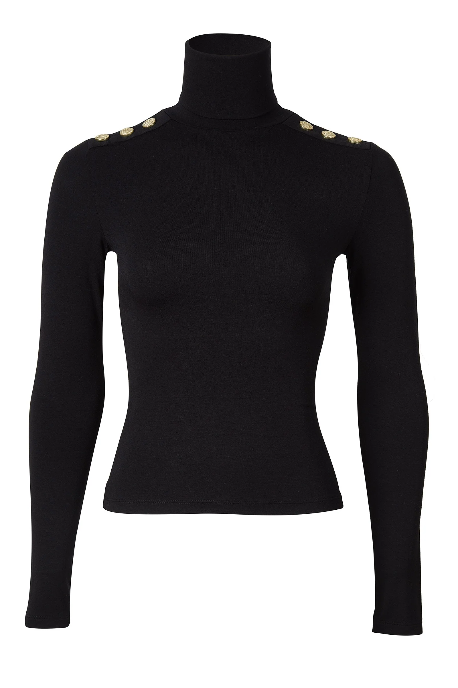Essential Roll Neck (Black) - Image 5