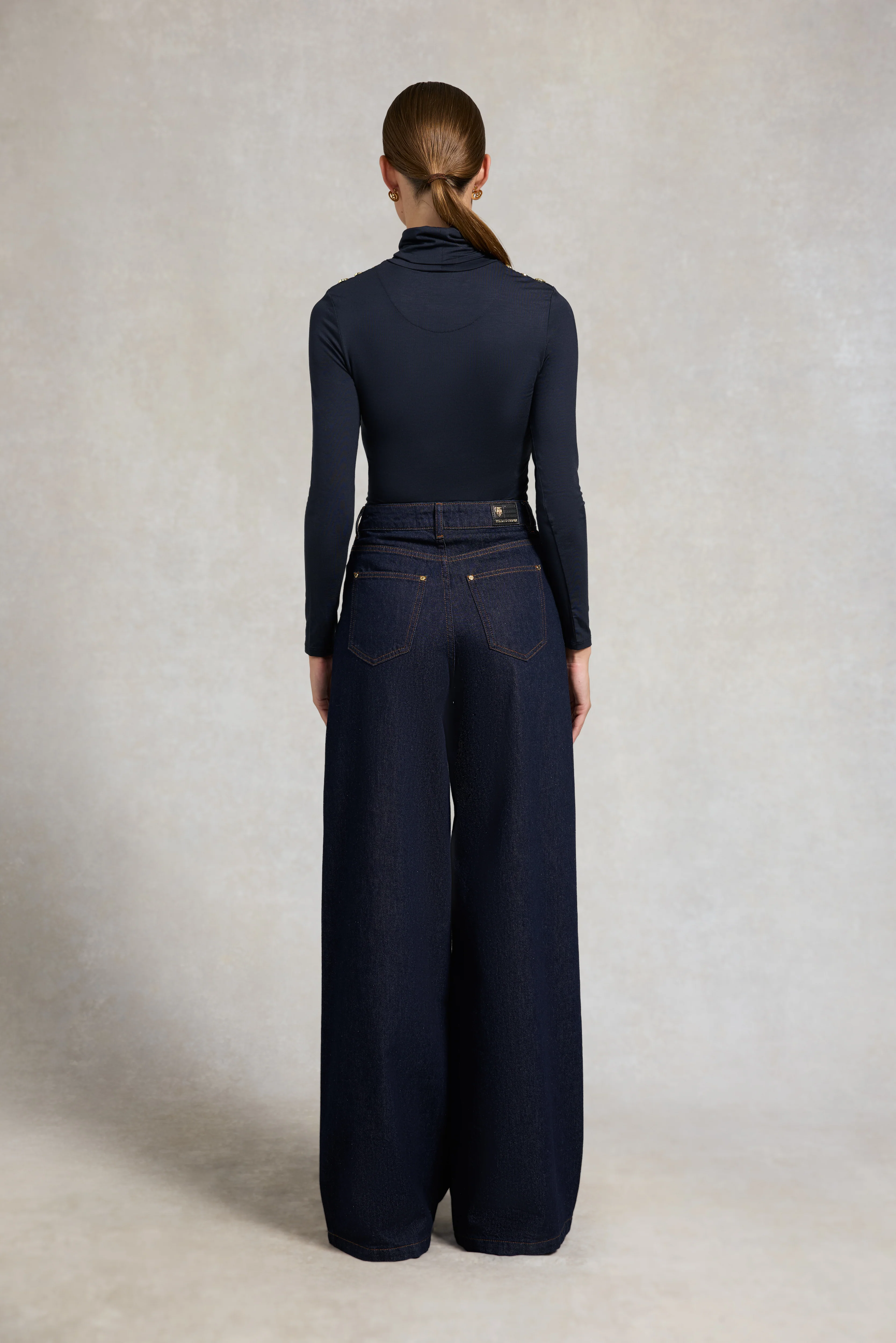 Essential Roll Neck (Ink Navy) - Image 3