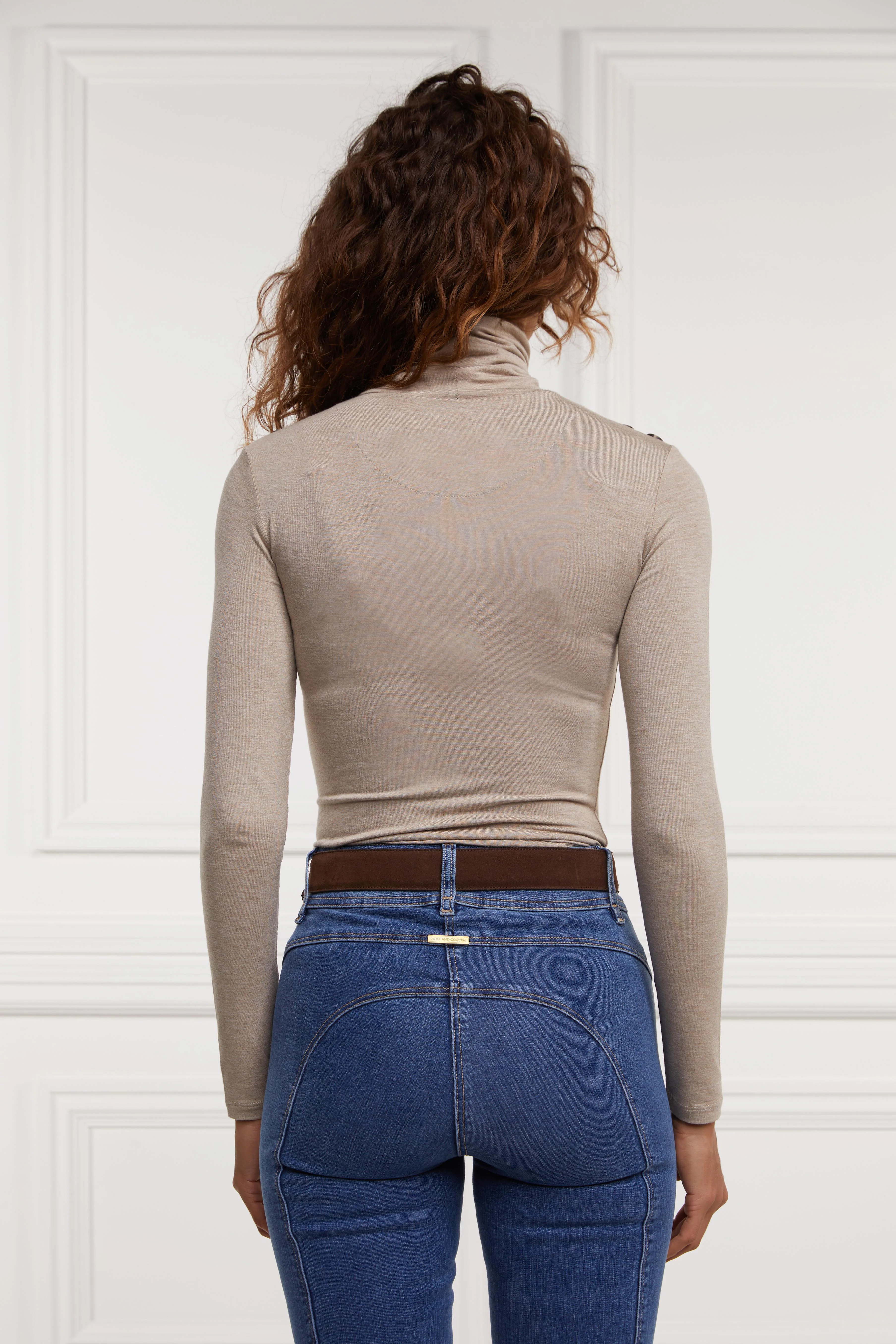 Essential Roll Neck (Oatmeal) - Image 6