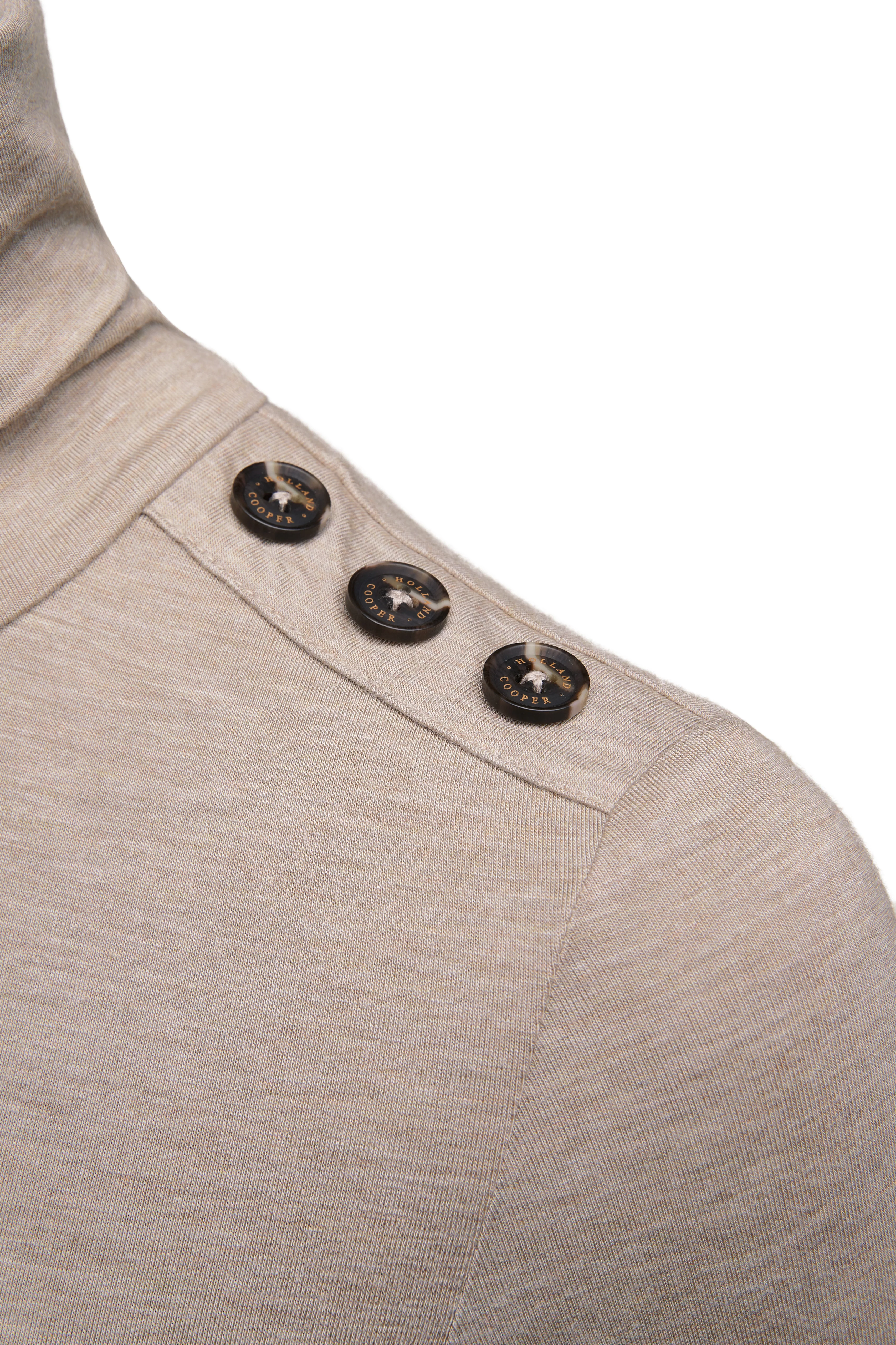 Essential Roll Neck (Oatmeal) - Image 9