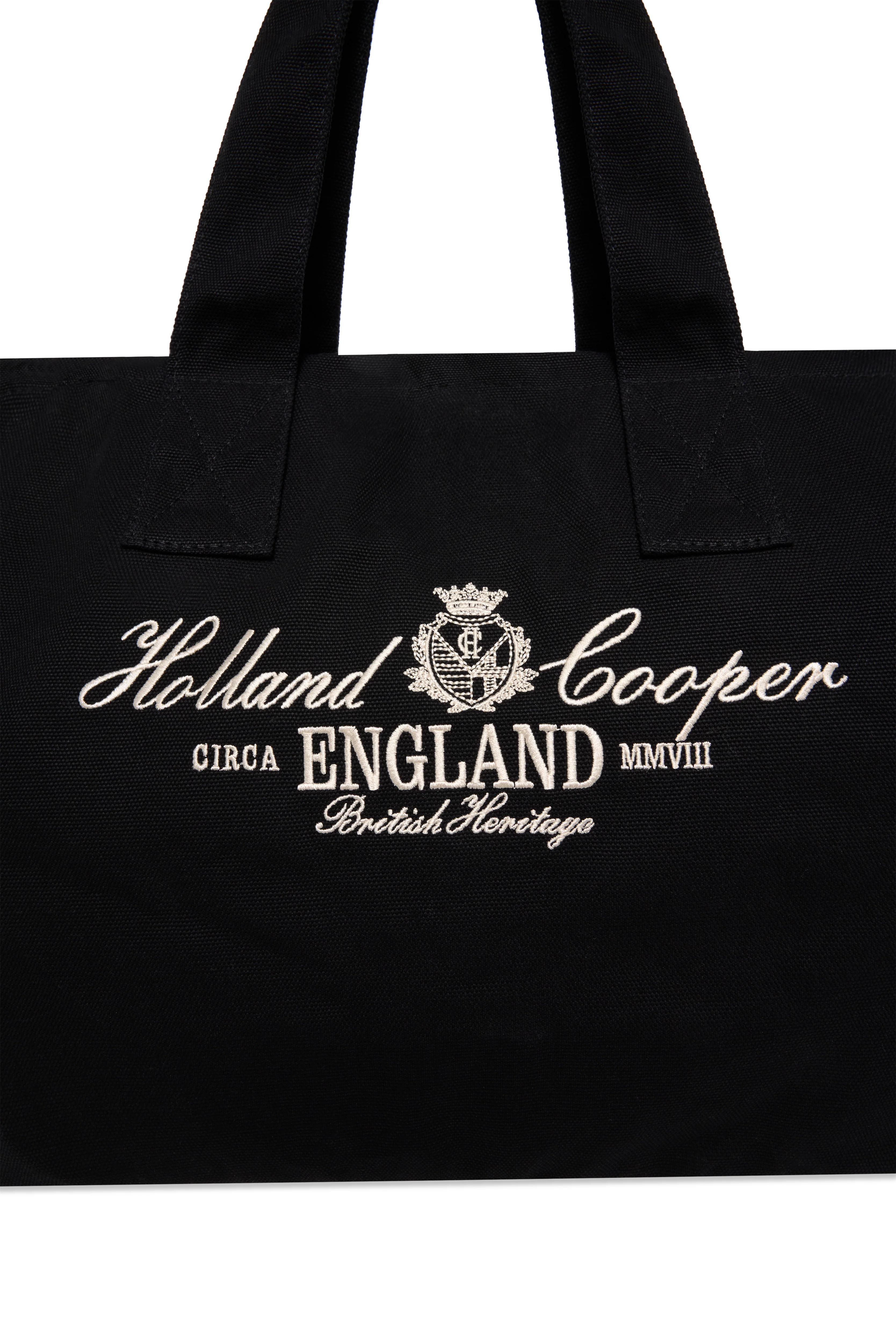 Essential Tote Bag (Black Ecru) - Image 6