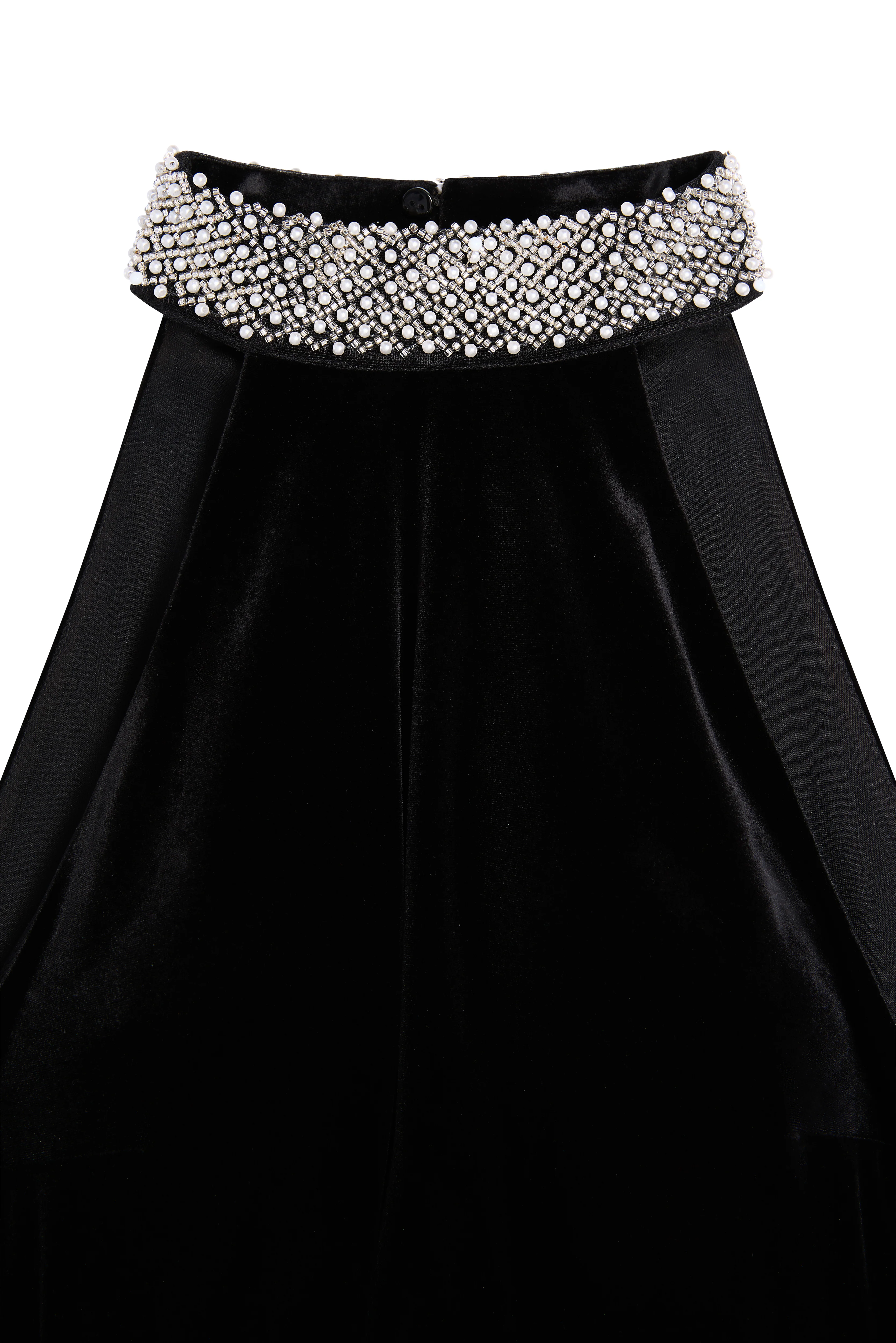Etta Velvet Maxi Dress (Black) - Image 10