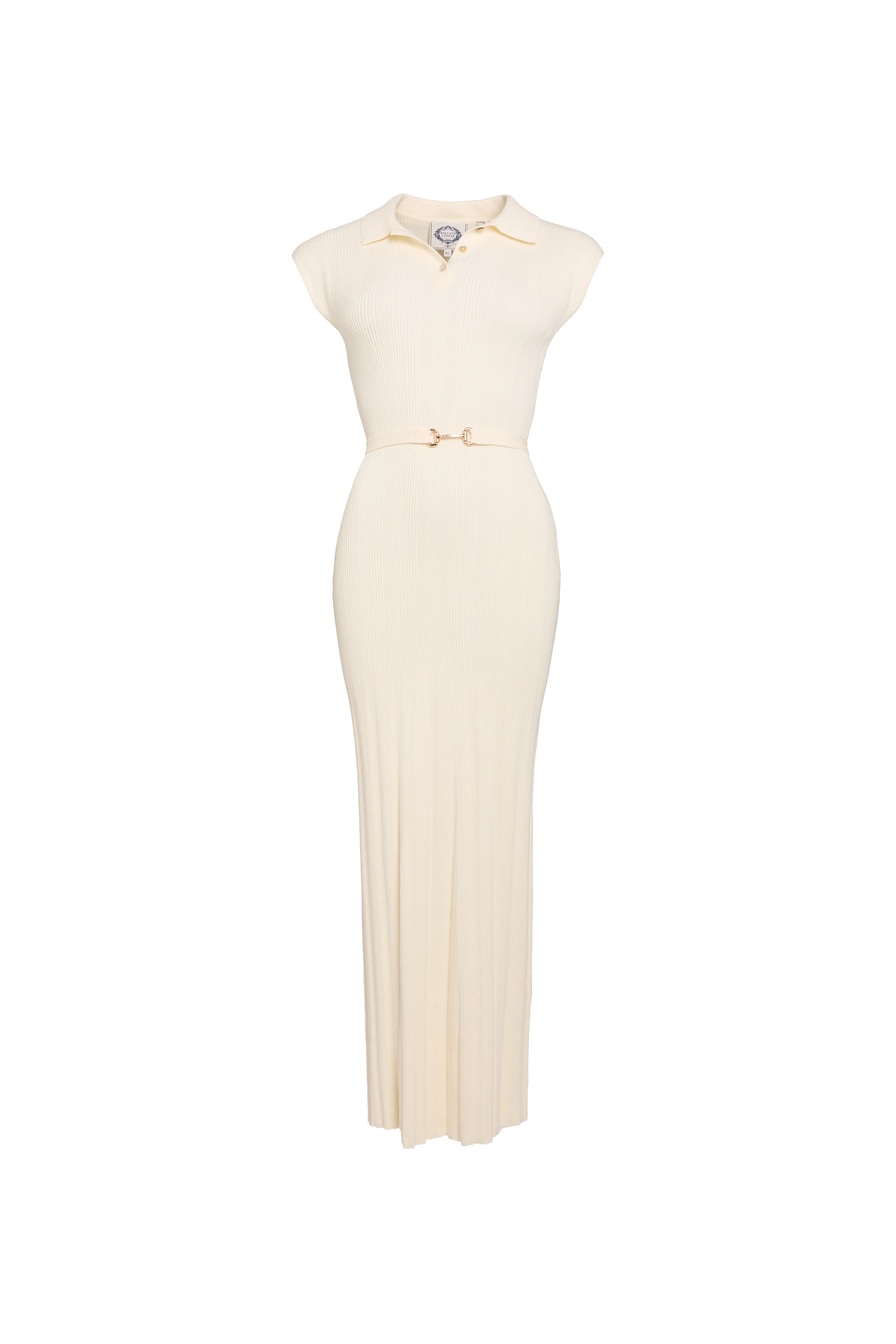 Evie Knit Maxi Dress (Natural) - Image 4