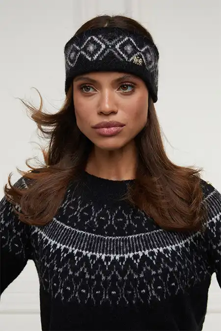 Fairisle Headband (Black) - Image 5