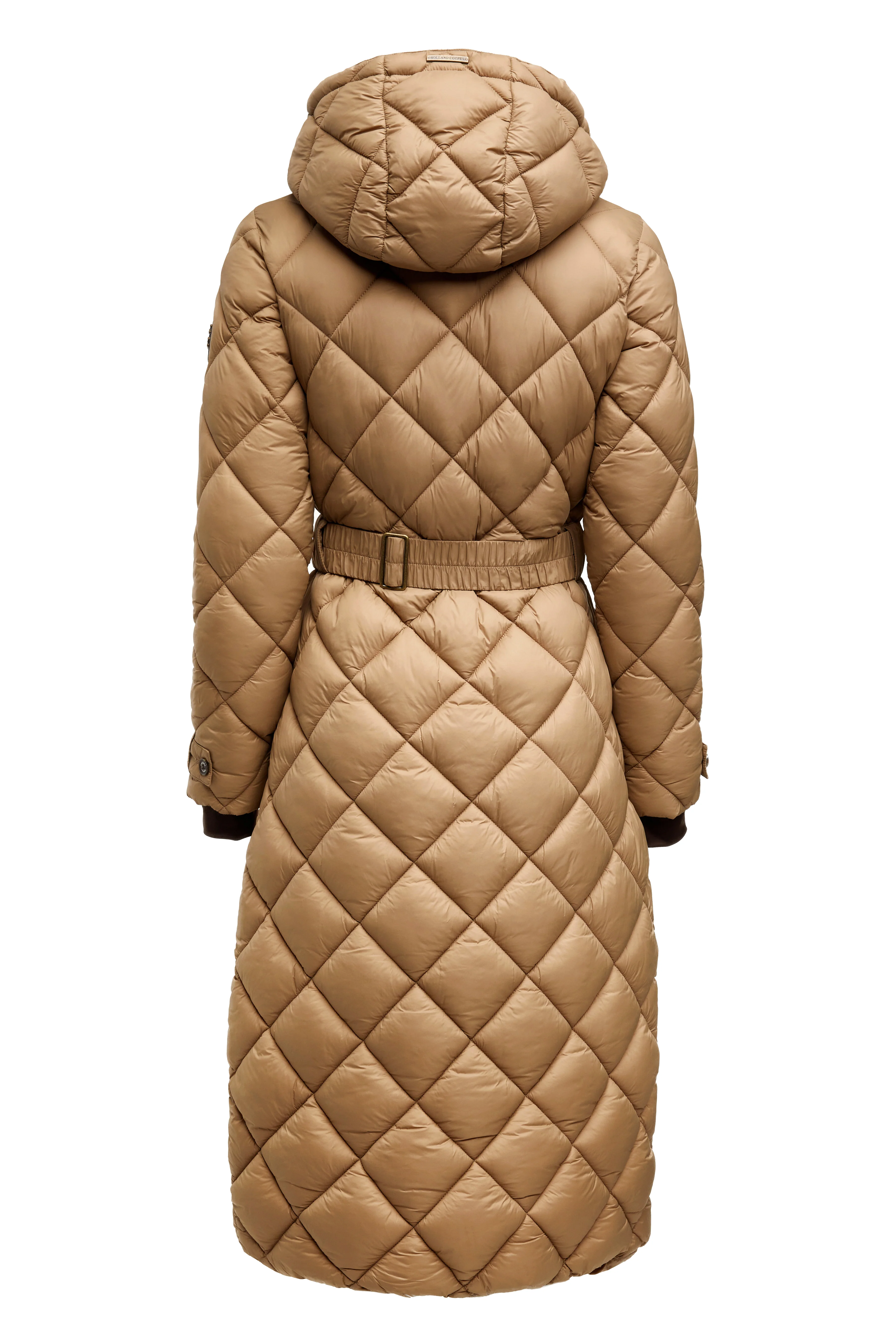 Farnham Longline Coat (Sand) - Image 7