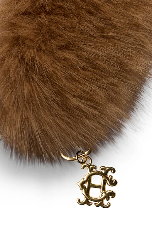 Faux Fur Shawl (Caramel) - Image 4