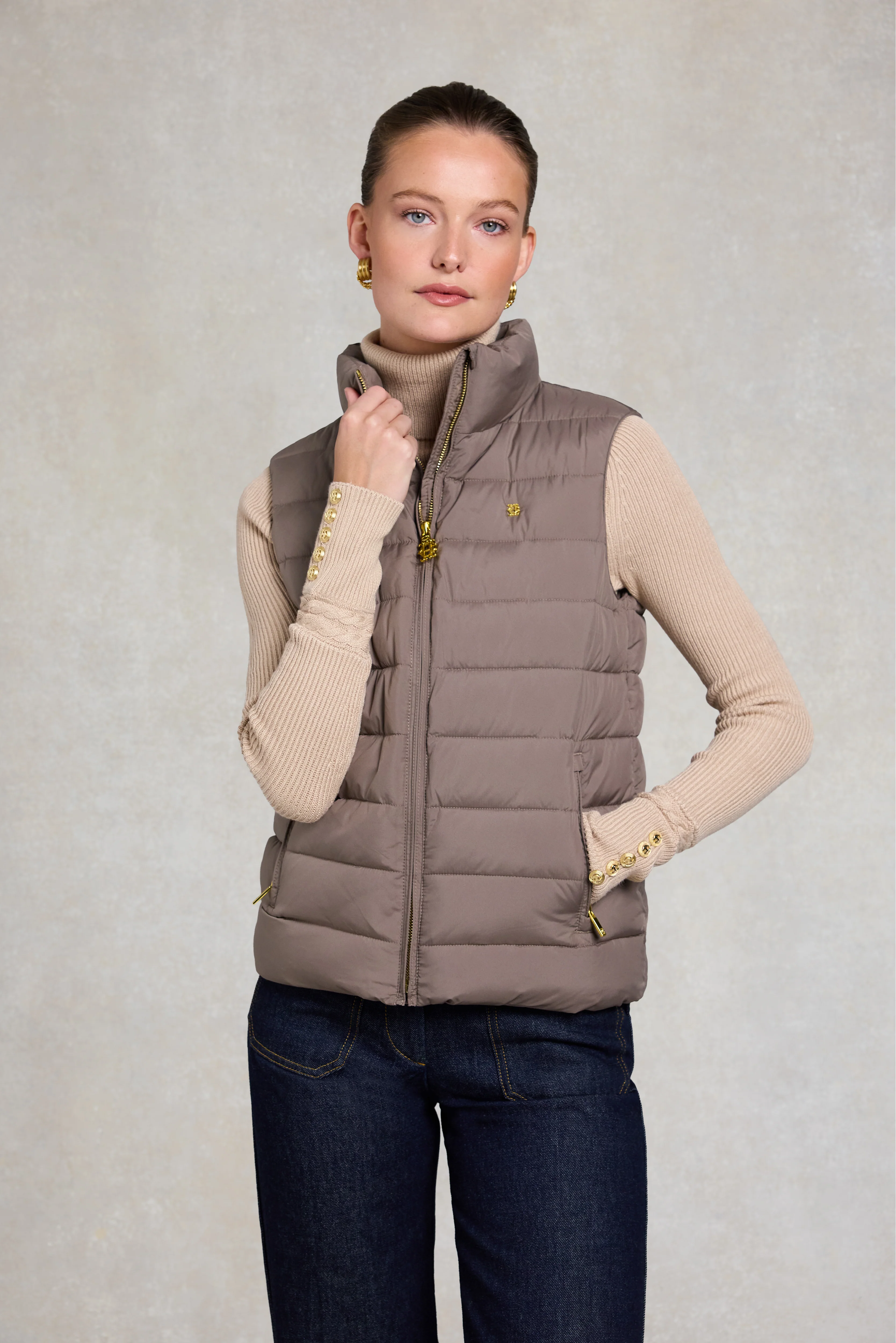 Ferncroft Padded Gilet (Porcini)