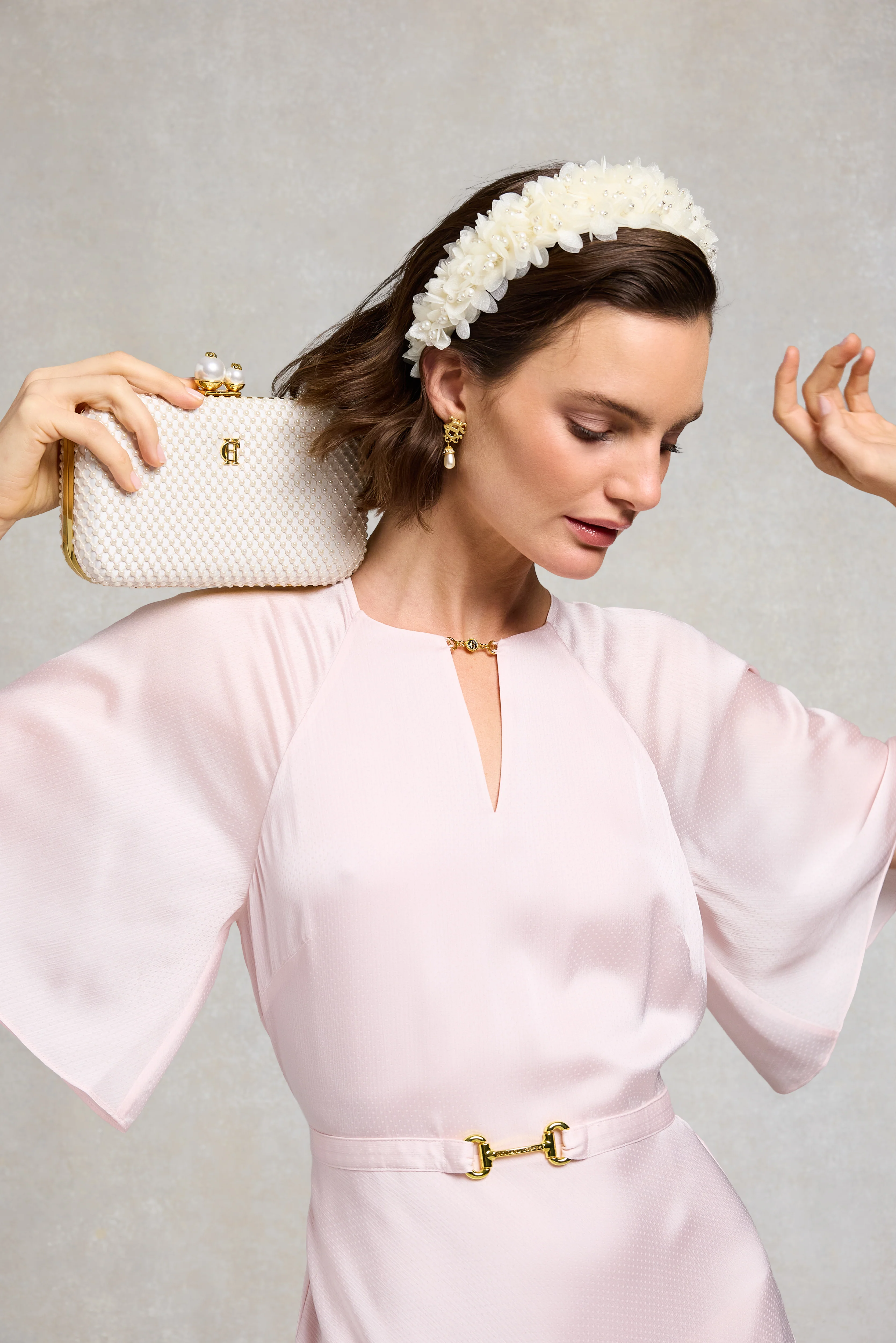 Floral Headband (White) - Image 3