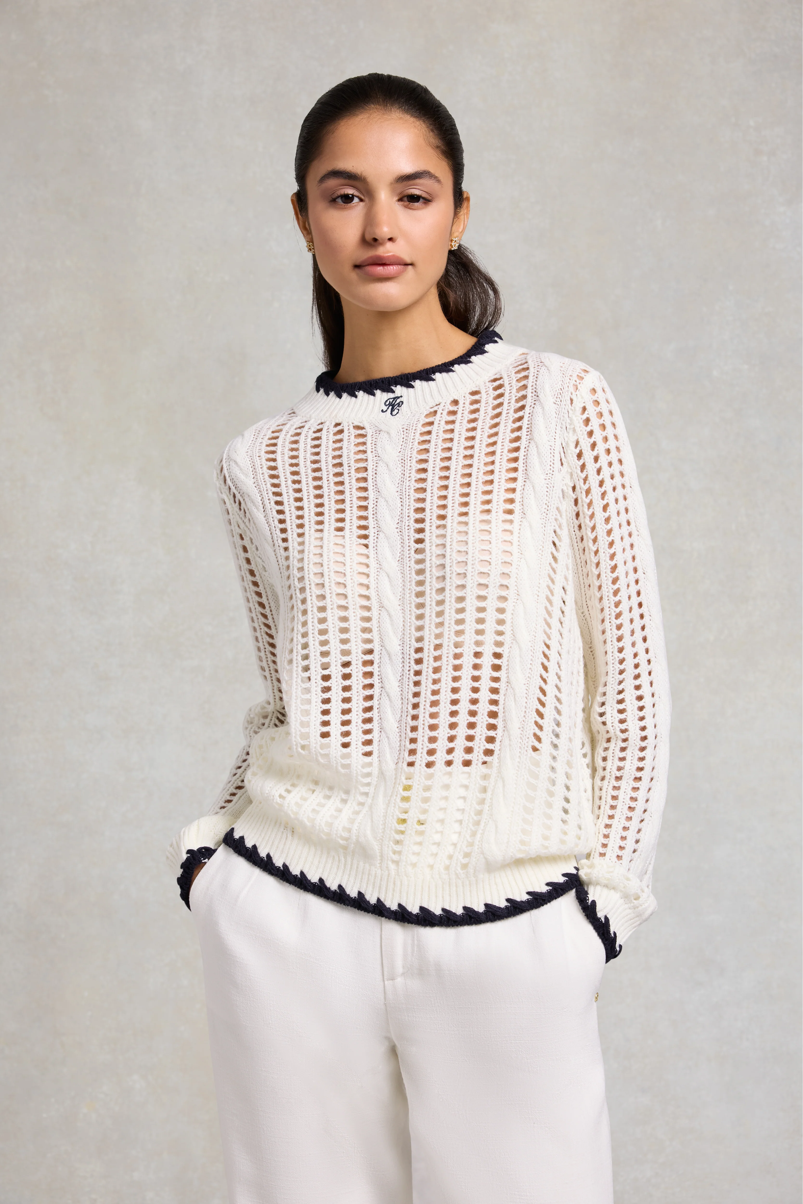 Florence Knitted Top (Natural)