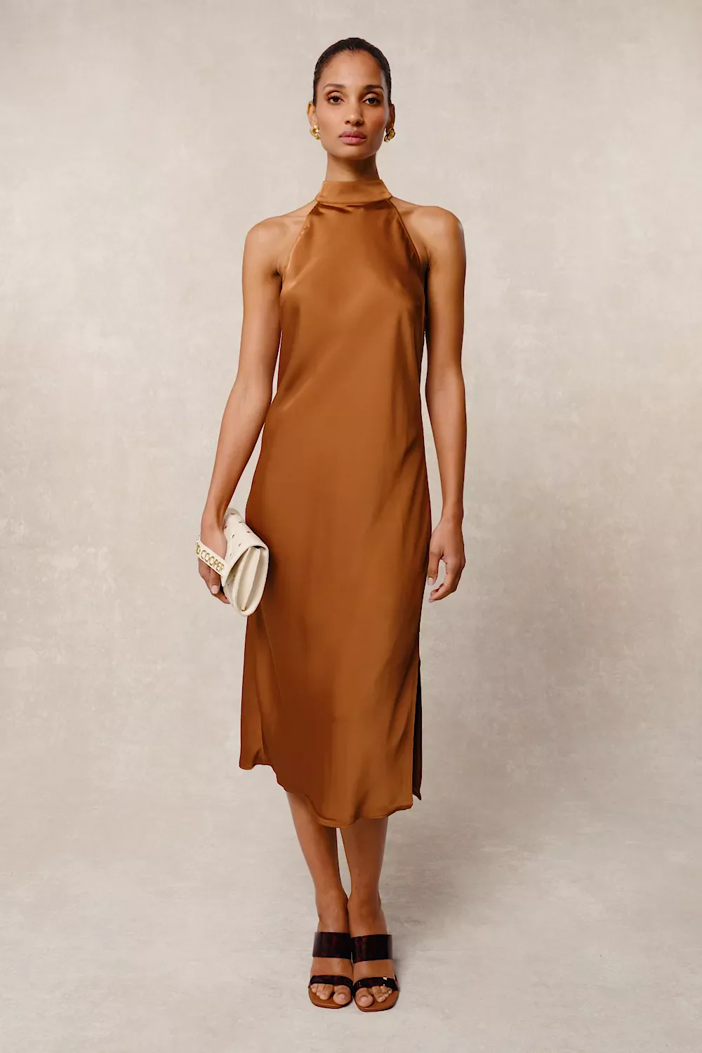 Florence Satin Dress (Copper) - Image 5