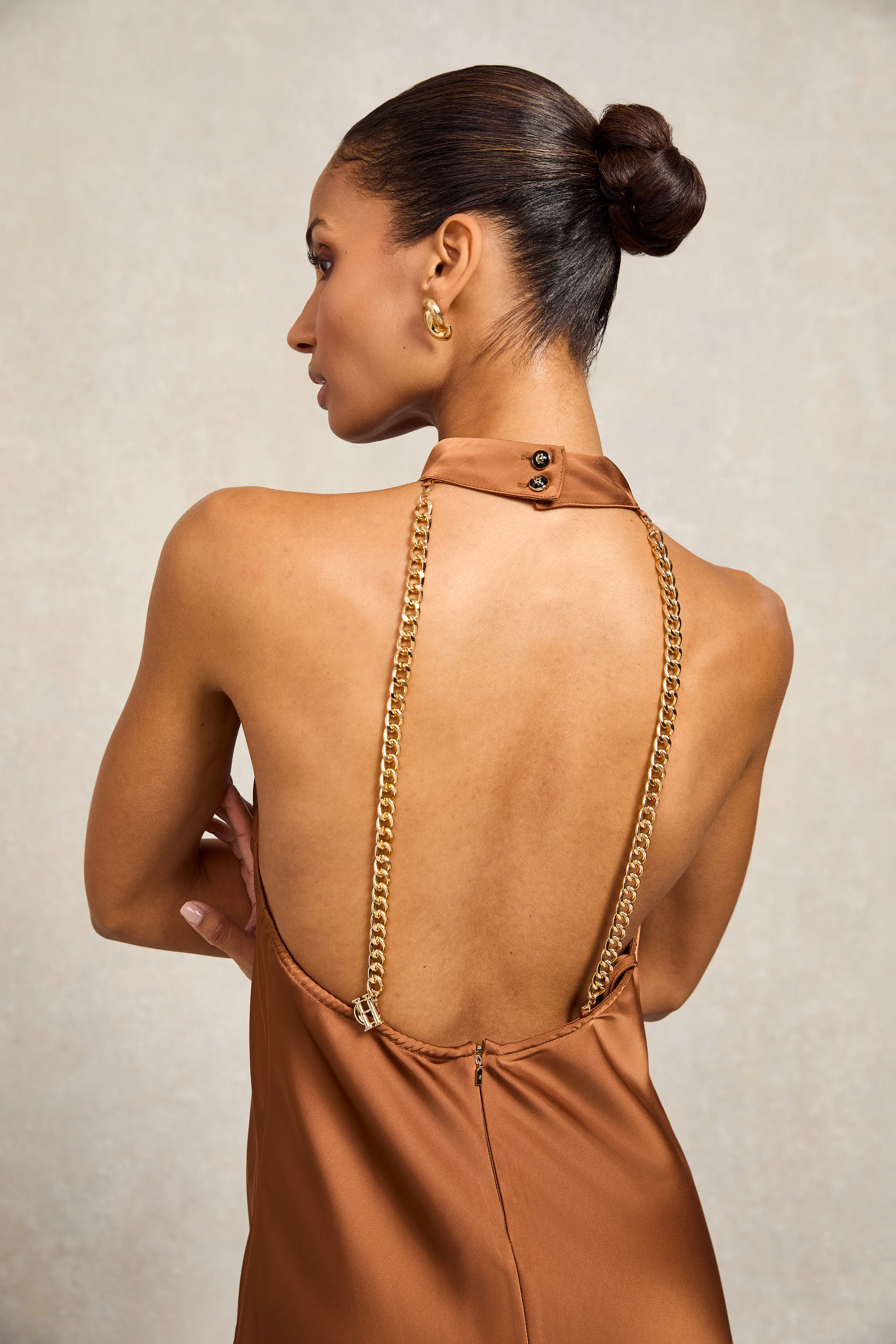 Florence Satin Dress (Copper) - Image 6
