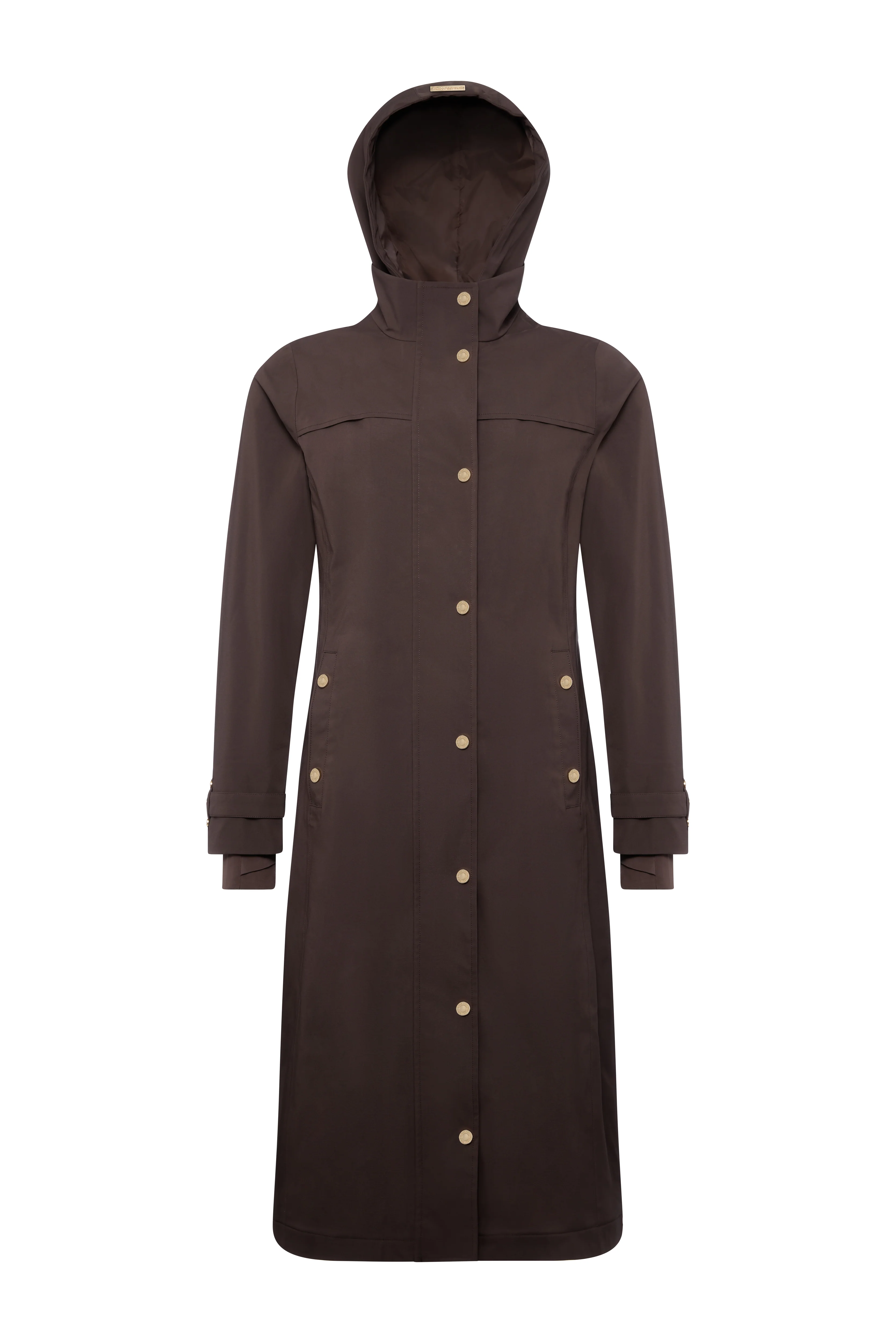 Folgate Rain Coat (Chocolate) - Image 4