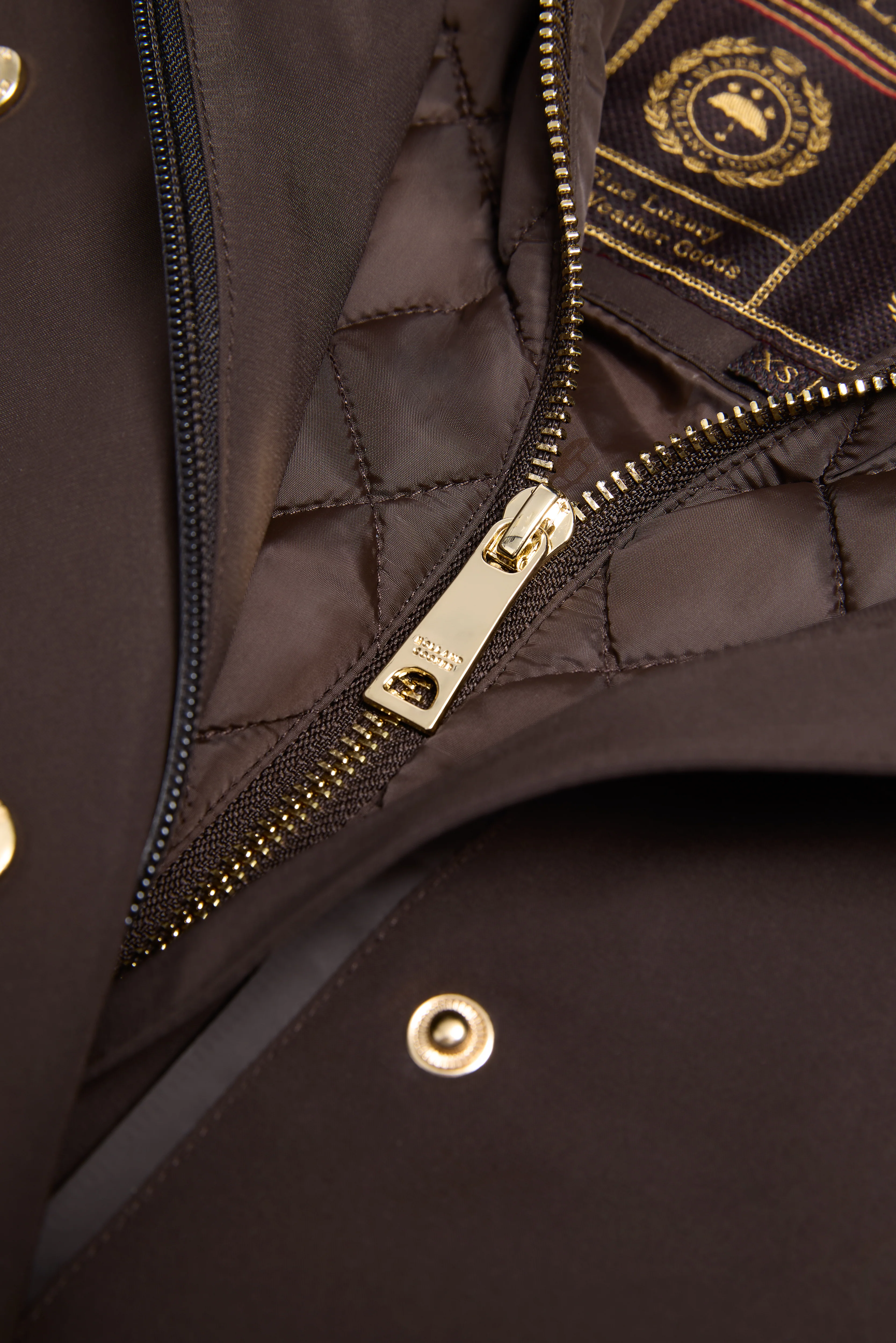 Folgate Rain Coat (Chocolate) - Image 7
