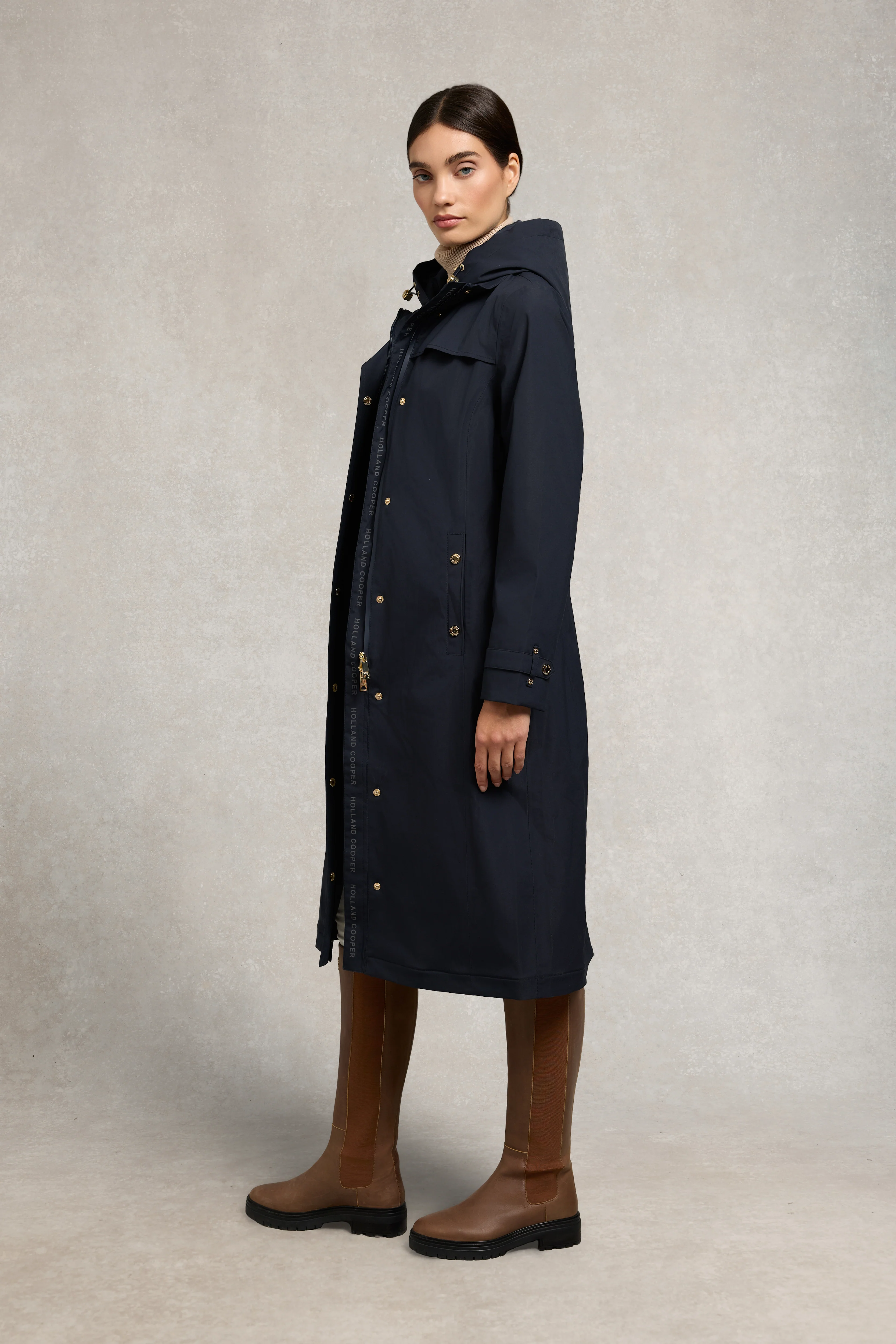 Folgate Rain Coat (Ink Navy) - Image 6