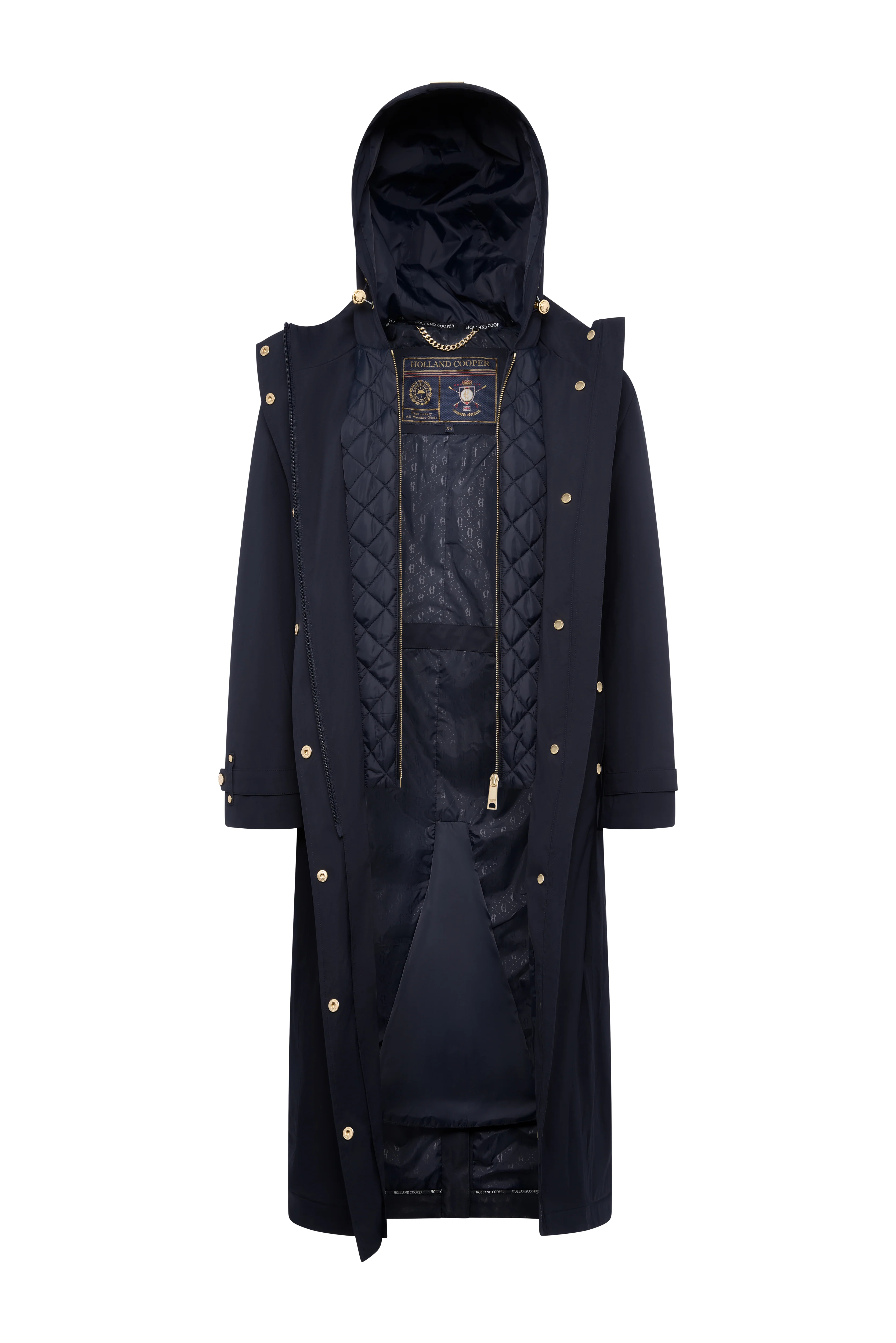 Folgate Rain Coat (Ink Navy) - Image 8