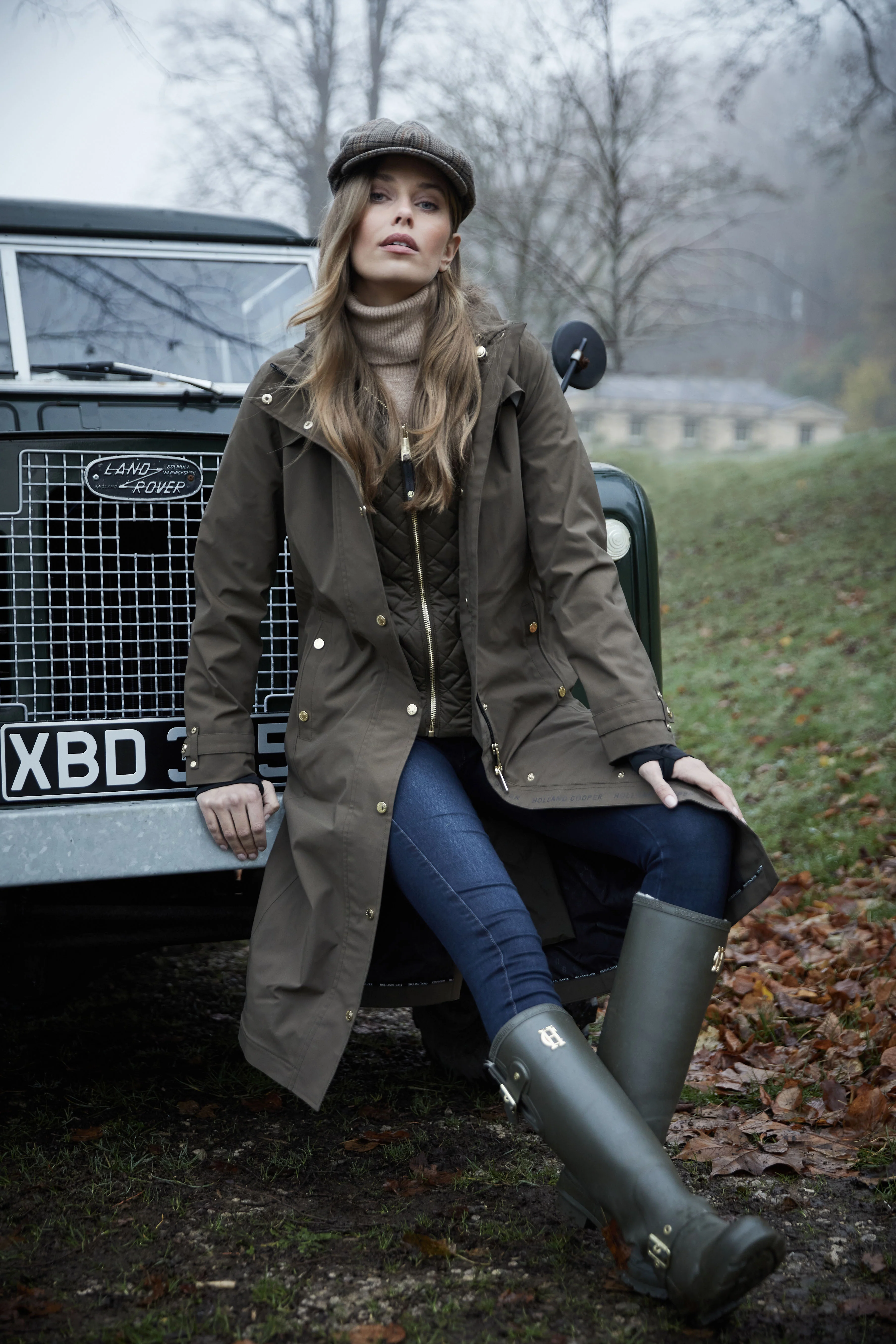 Folgate Rain Coat (Soft Khaki) - Image 3