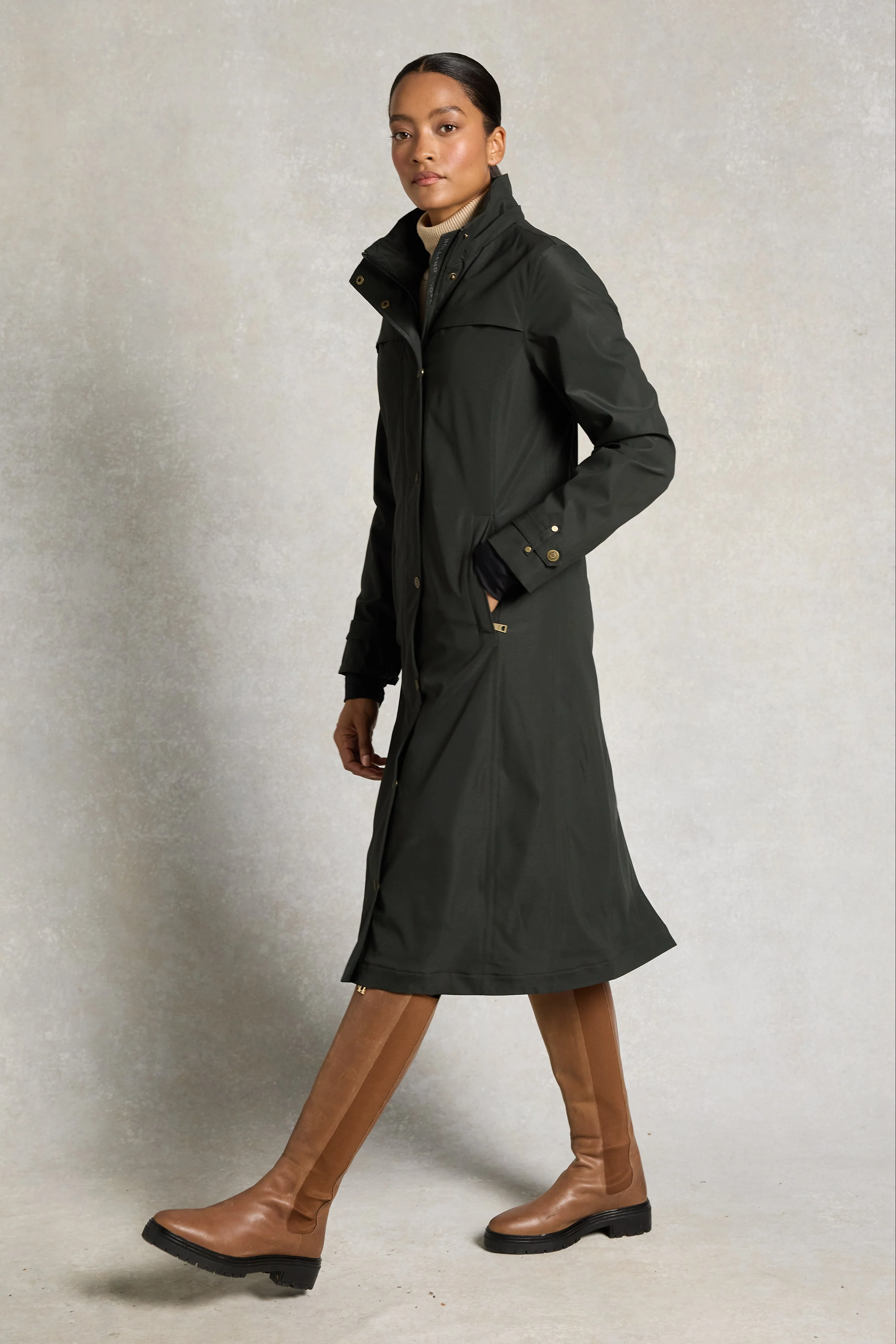 Folgate Coat (Dark Pine Green) - Image 4