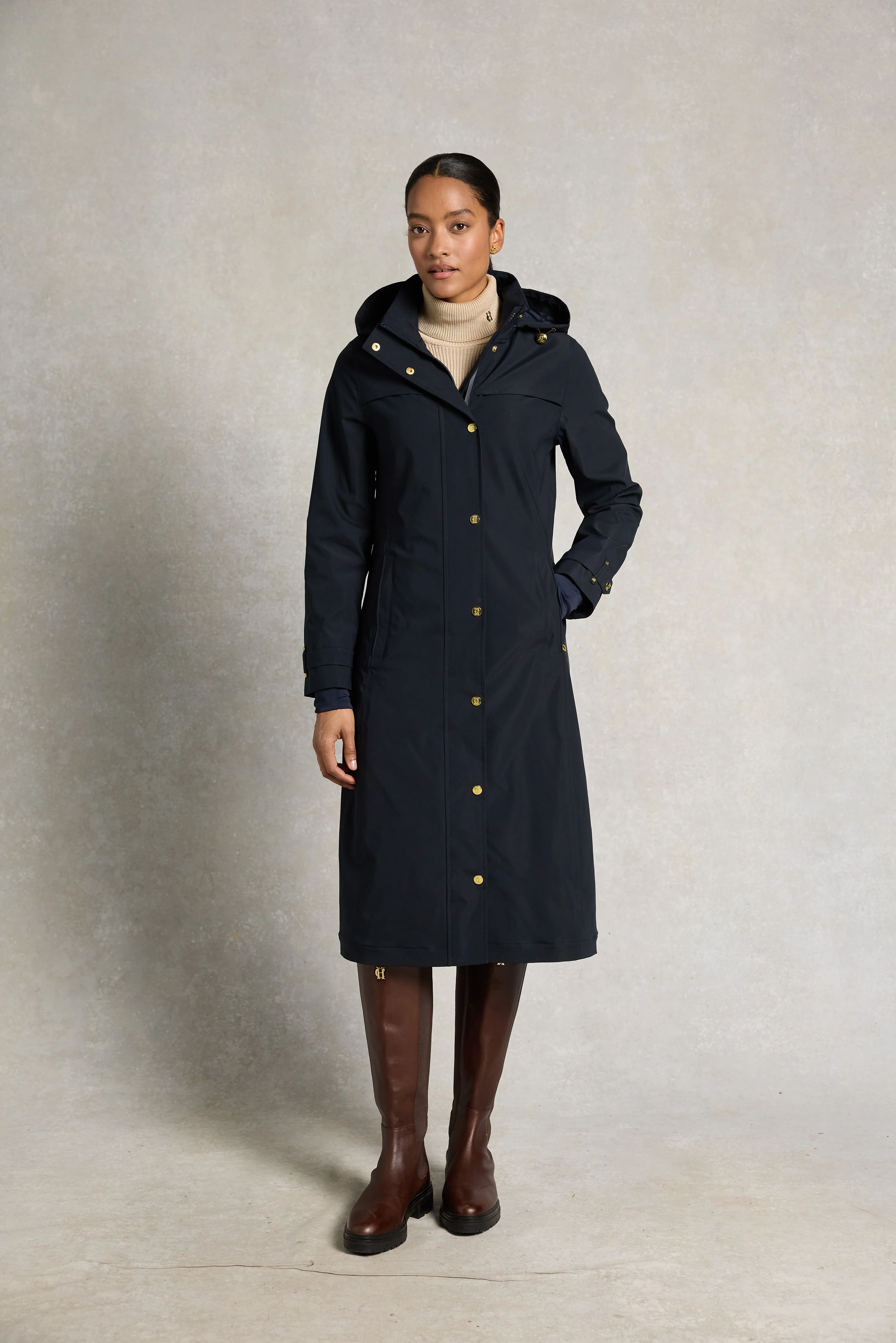 Folgate Coat (Ink Navy)