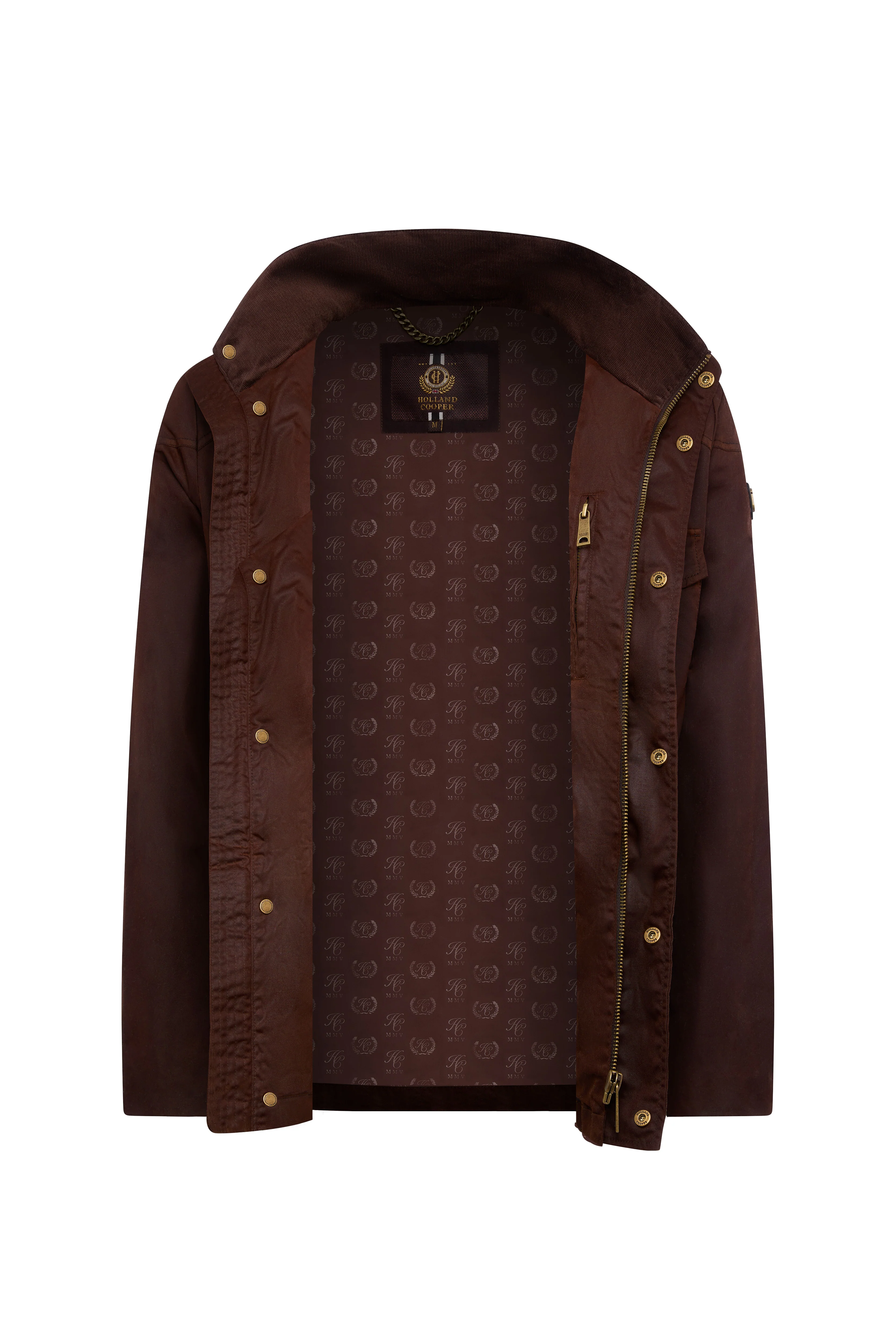 Four Pocket Wax Jacket (Chocolate) - Image 8