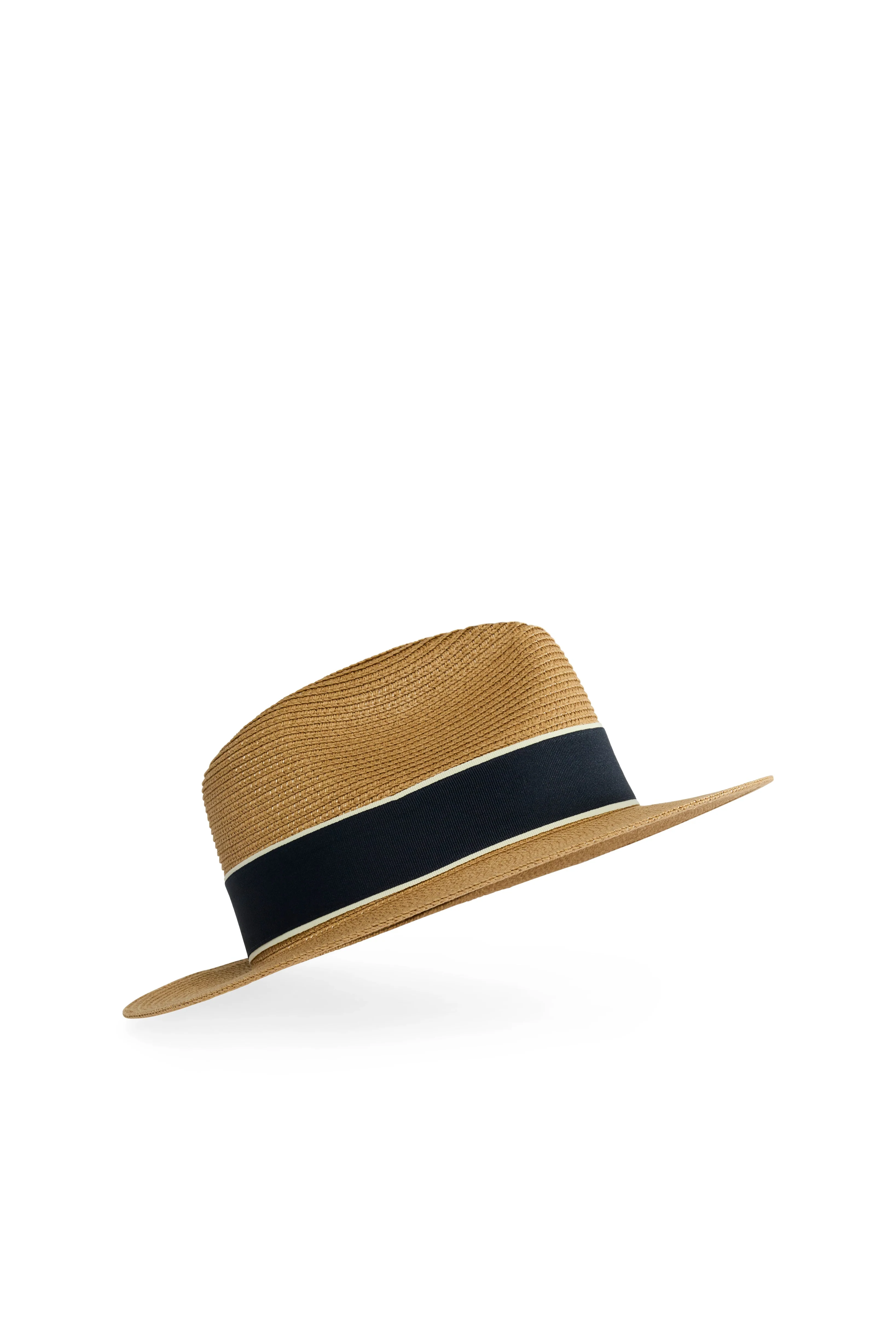 Francesca Hat (Camel Navy Bow) - Image 7