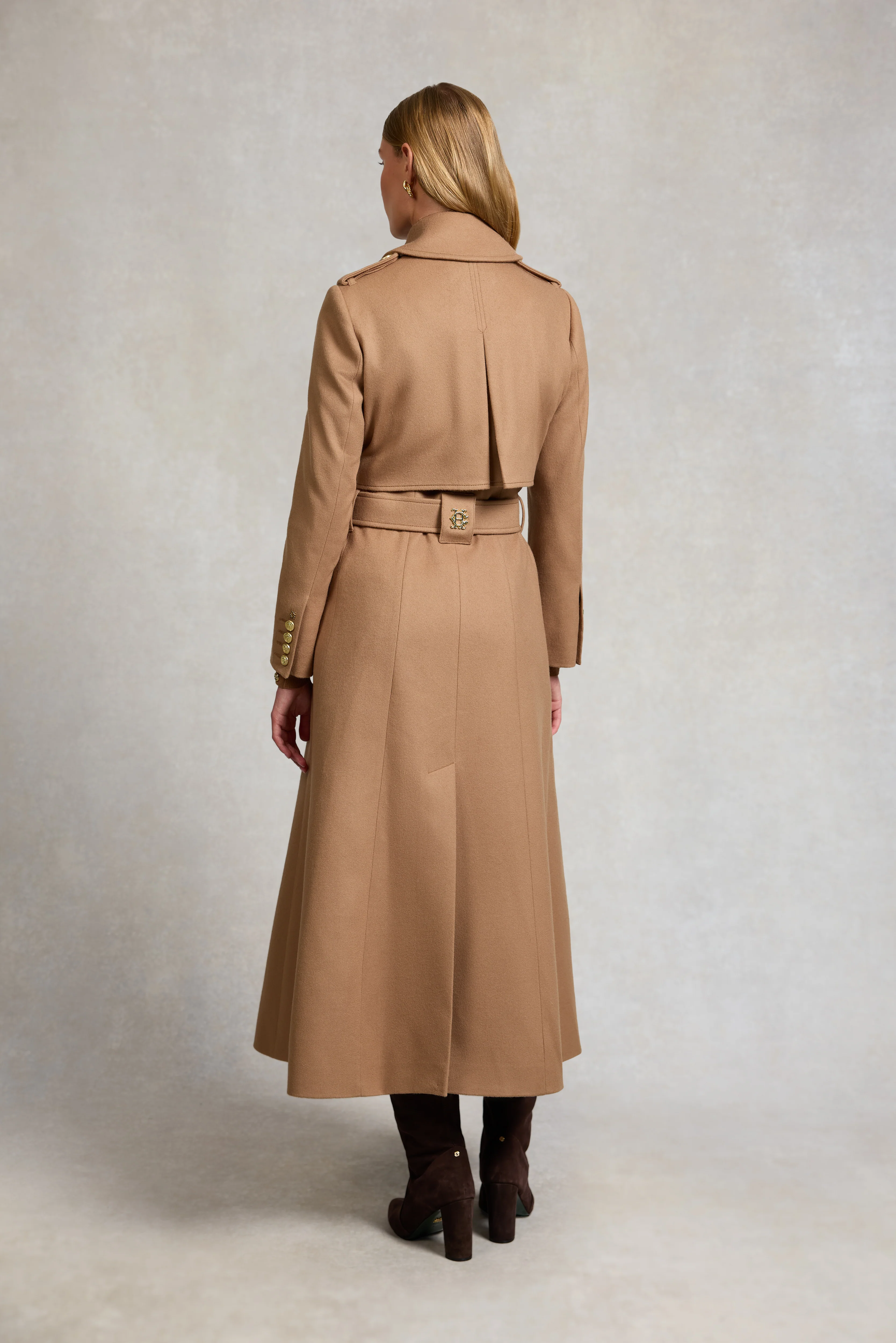 Full Length Cheltenham Trench Coat (Biscotti) - Image 6
