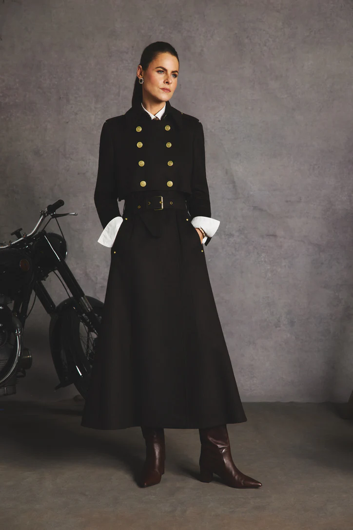 Full Length Cheltenham Trench Coat (Chocolate)