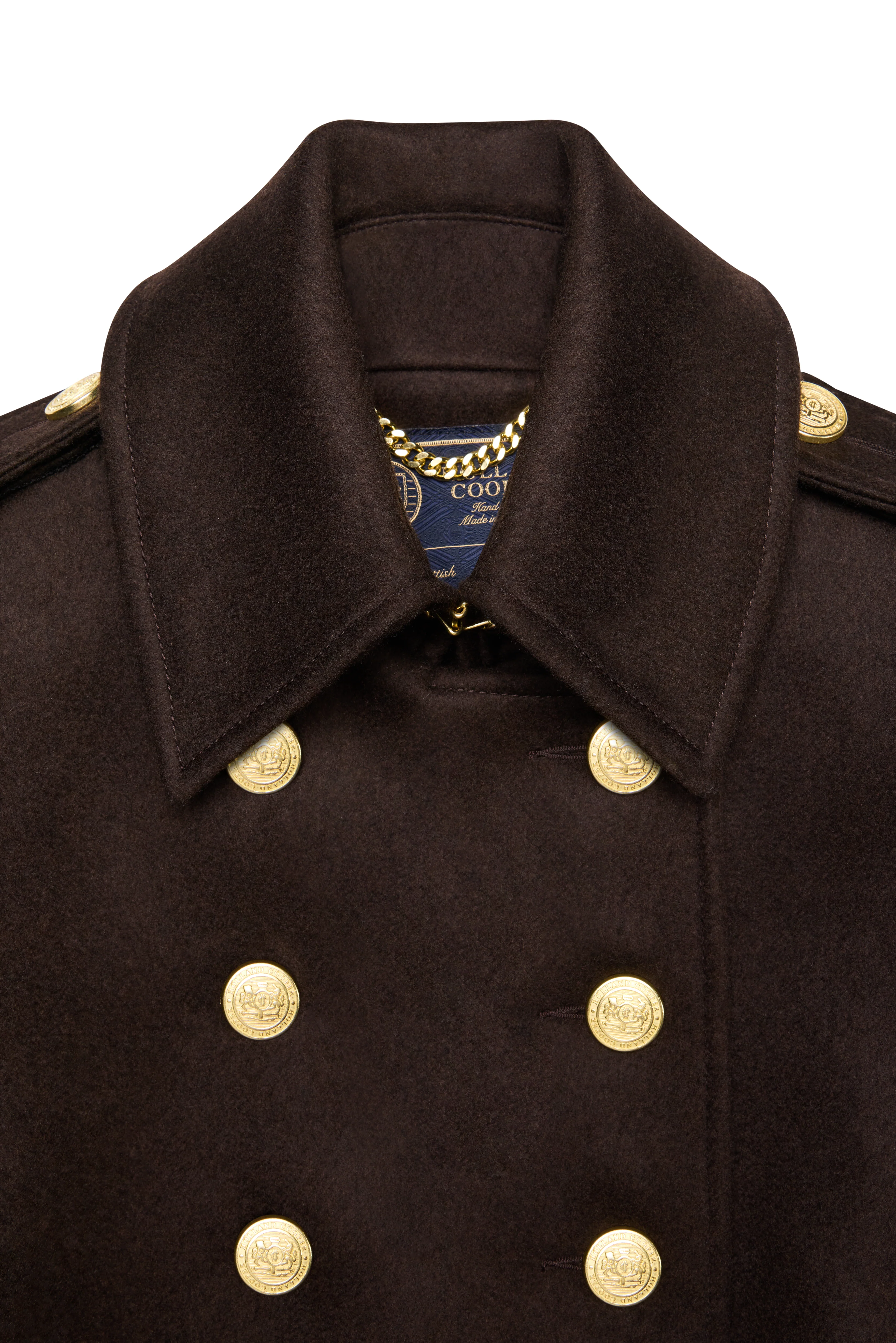 Full Length Cheltenham Trench Coat (Chocolate) - Image 10