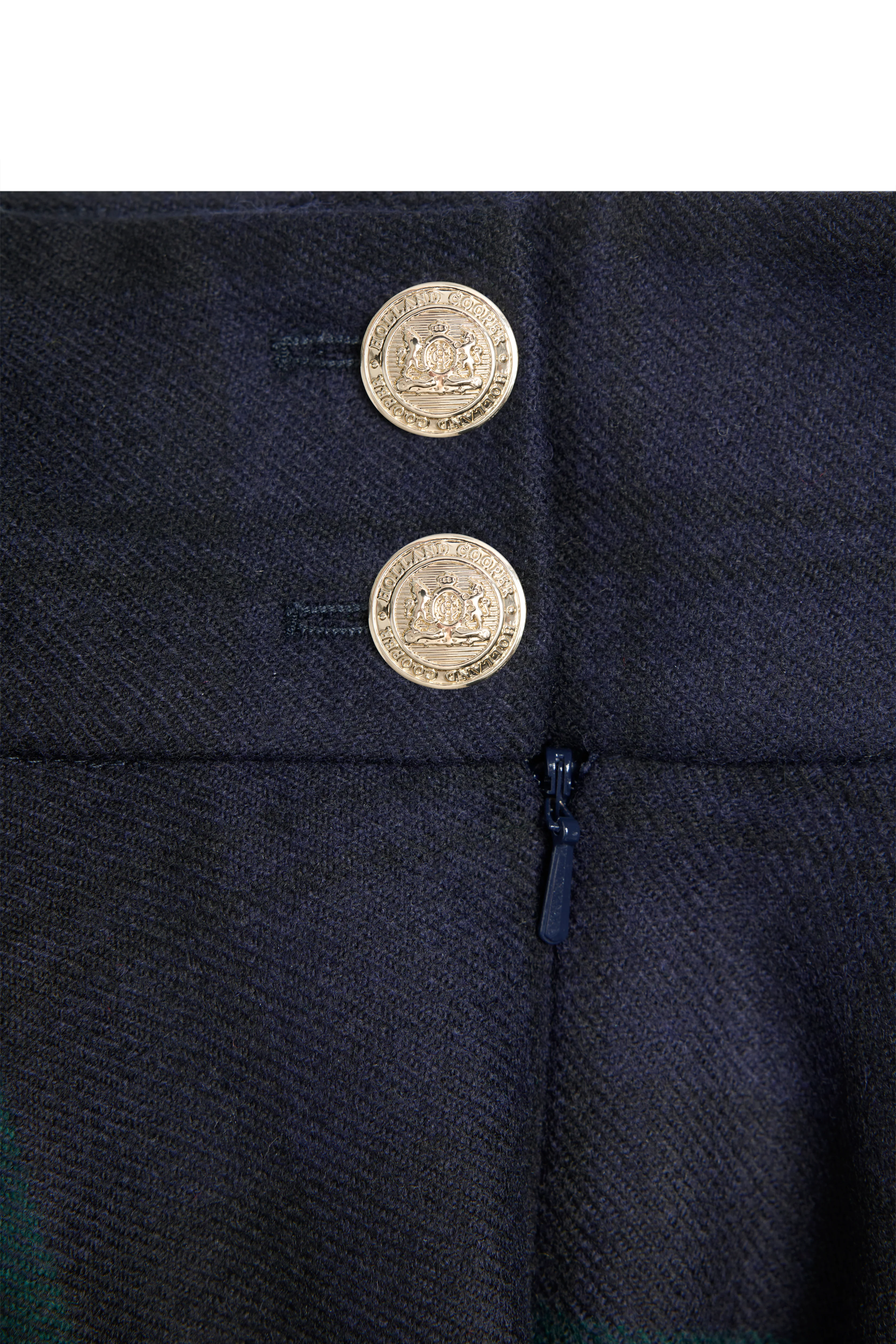 360 Maxi Tweed Circle Skirt (Blackwatch) - Image 9