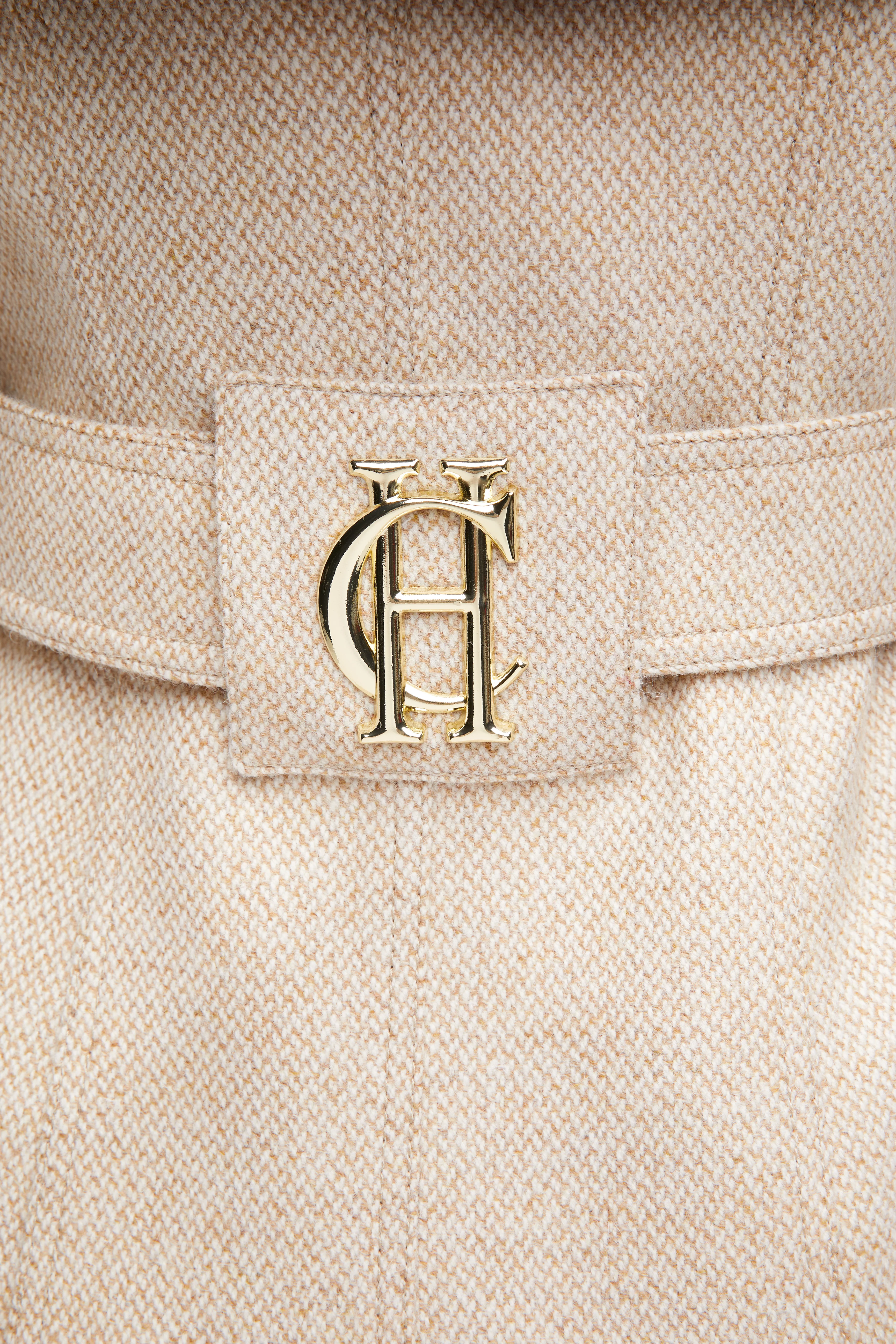 Full Length Marlborough Trench Coat (Biscuit) - Image 9