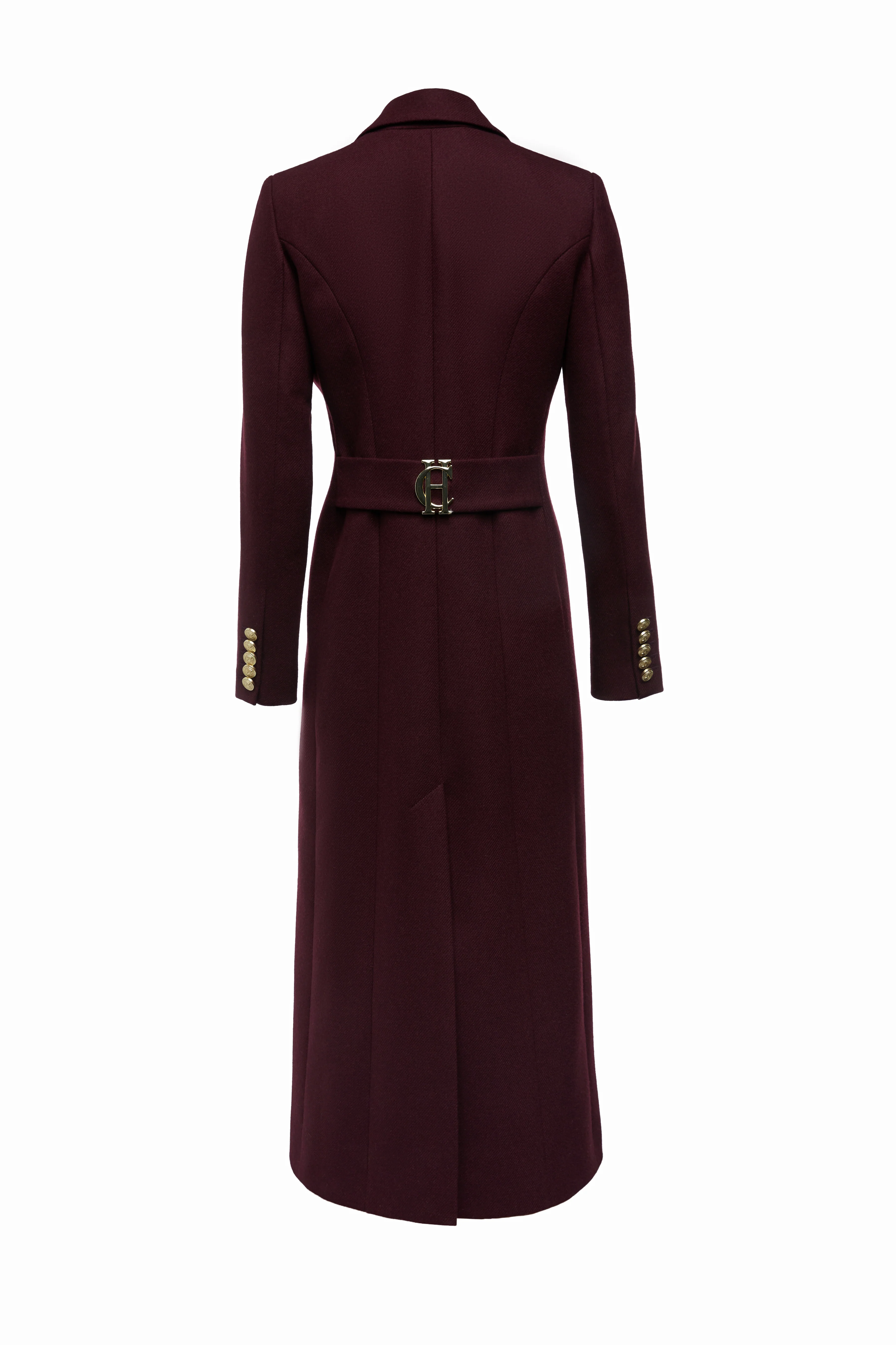 Full Length Regency Coat (Mulberry) - Image 6