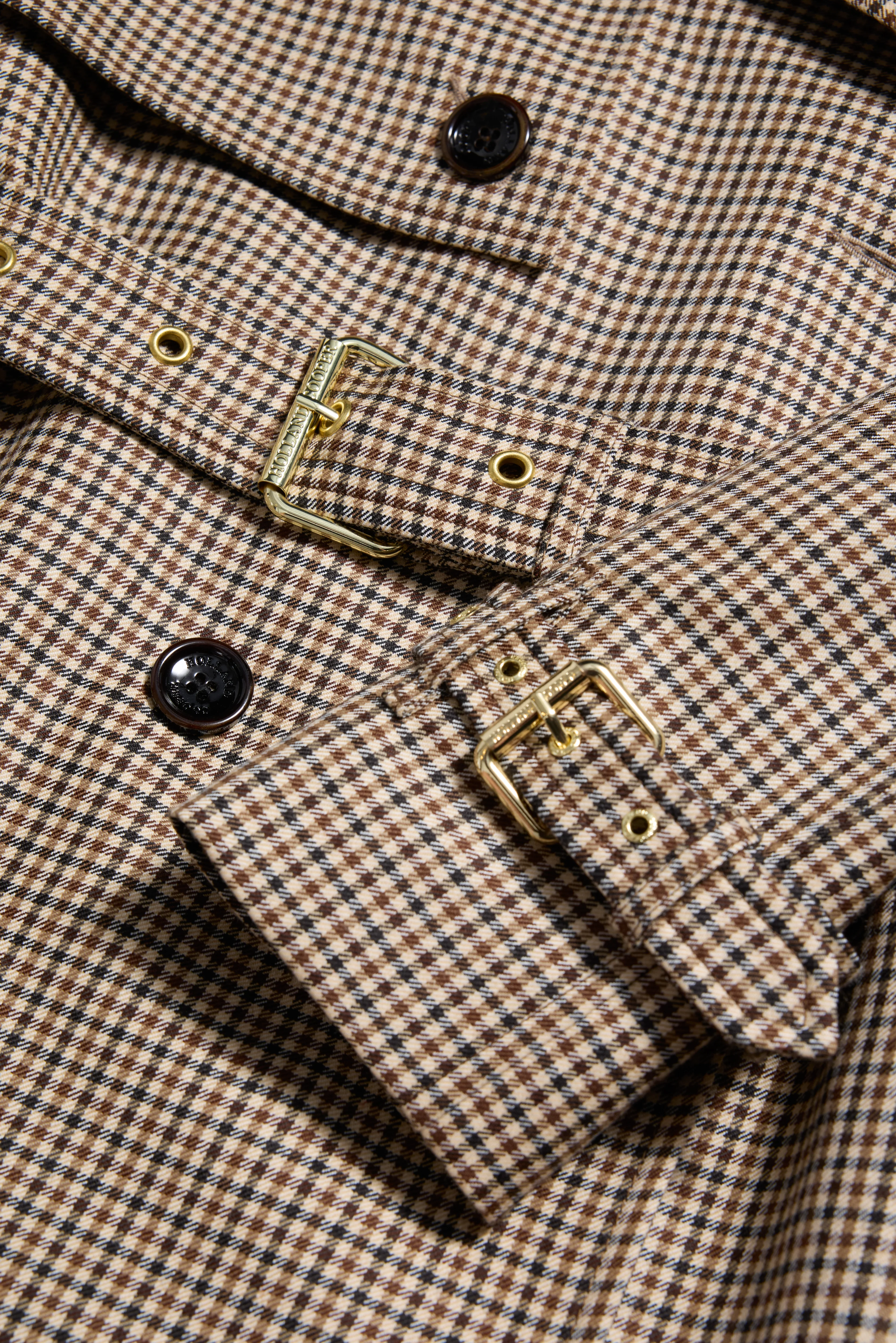 Full Length Soho Trench Coat (Westminster Tweed) - Image 9