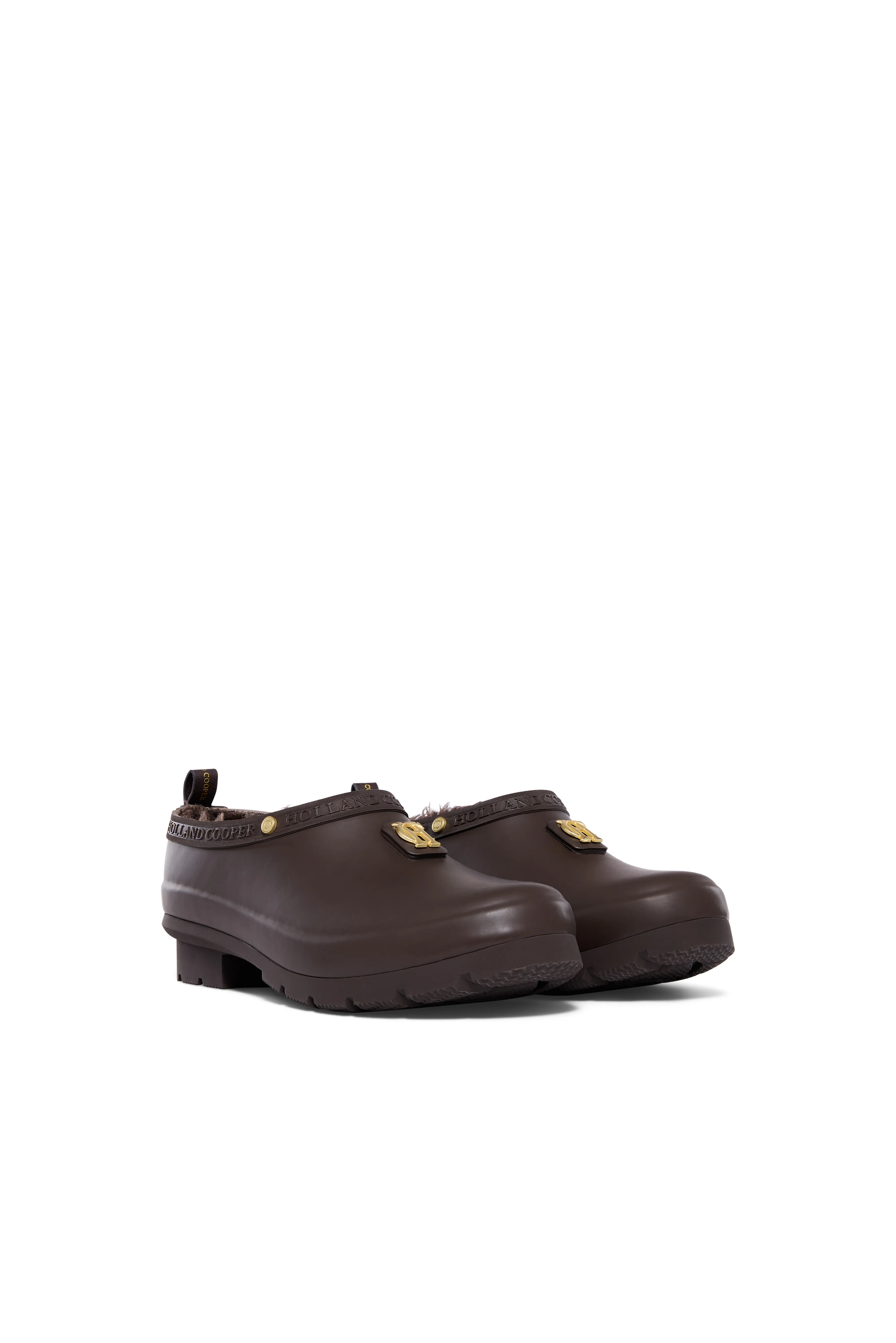Sherpa Lined Gardening Loafer (Chocolate Matte Gold) - Image 4