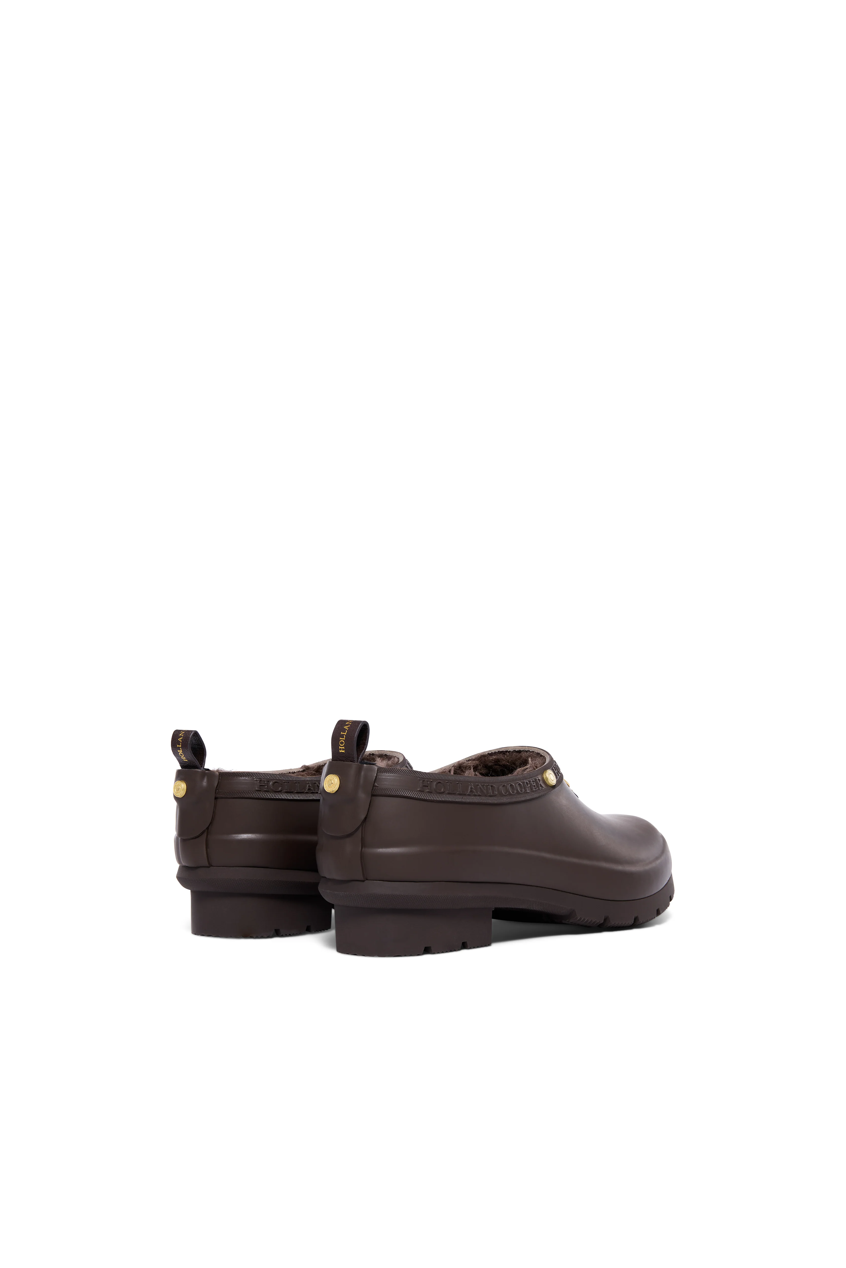 Sherpa Lined Gardening Loafer (Chocolate Matte Gold) - Image 9