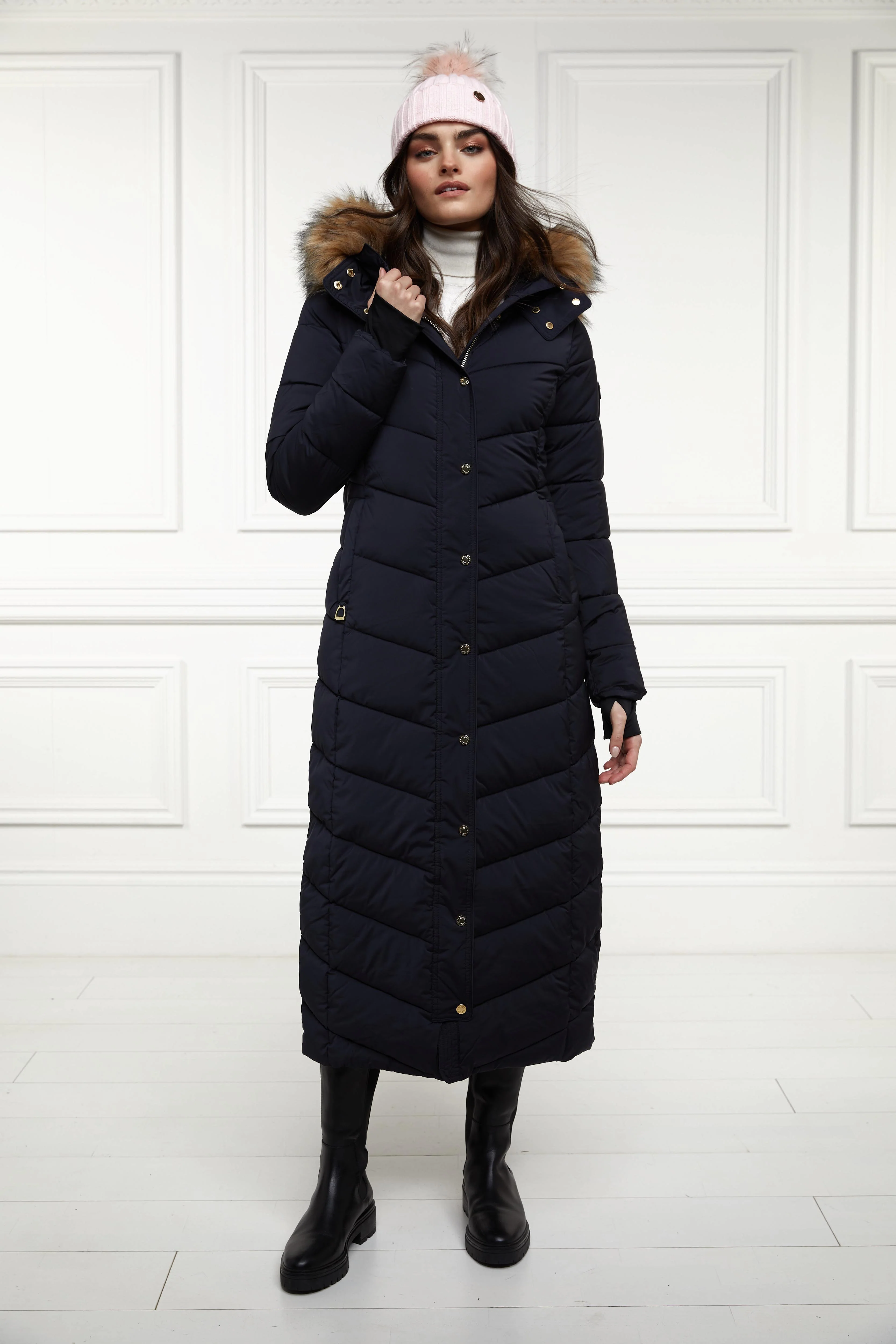 Glacier Full Length Puffer (Ink Navy) - Image 2
