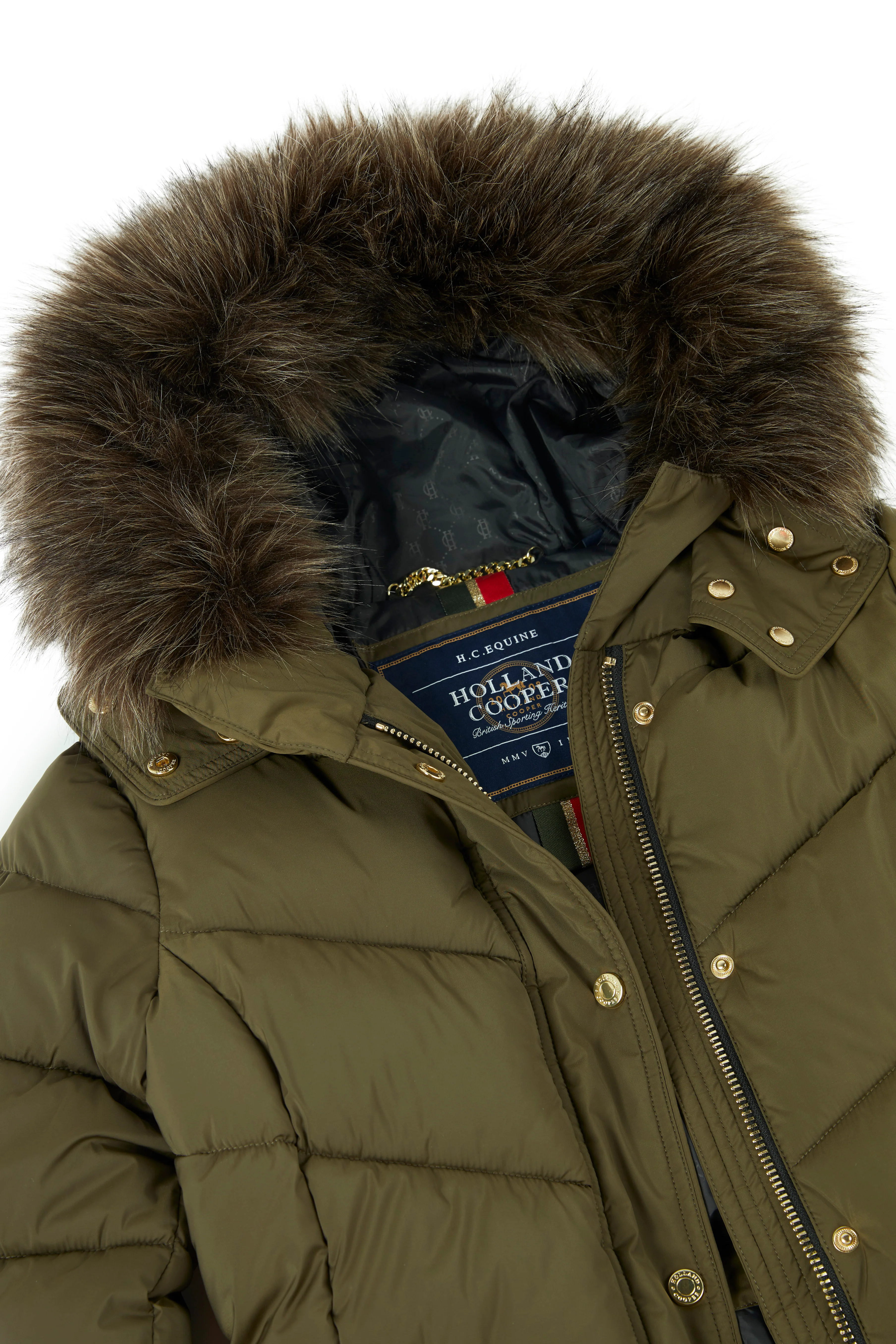 Glacier Full Length Puffer (Khaki) - Image 10
