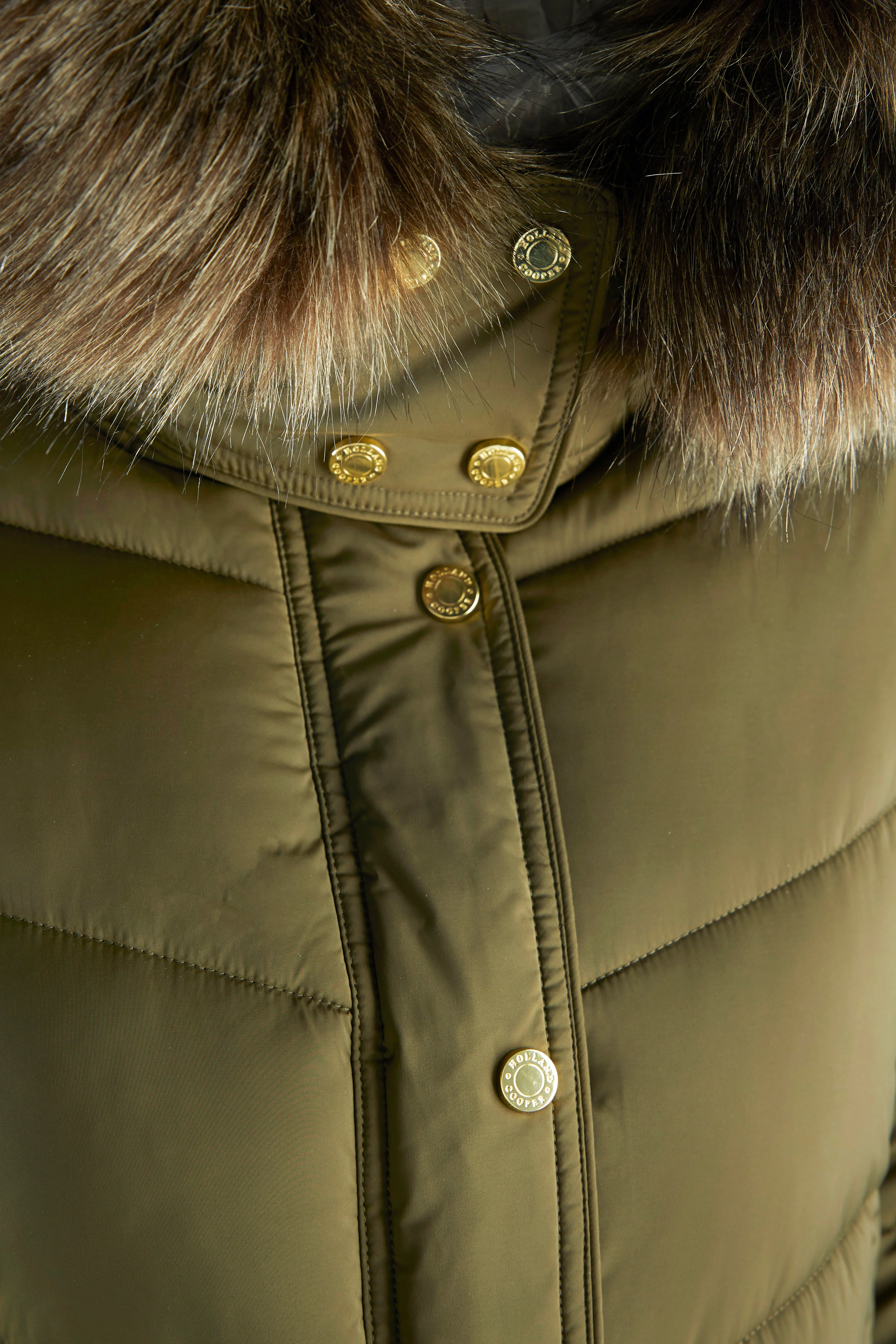 Glacier Full Length Puffer (Khaki) - Image 12