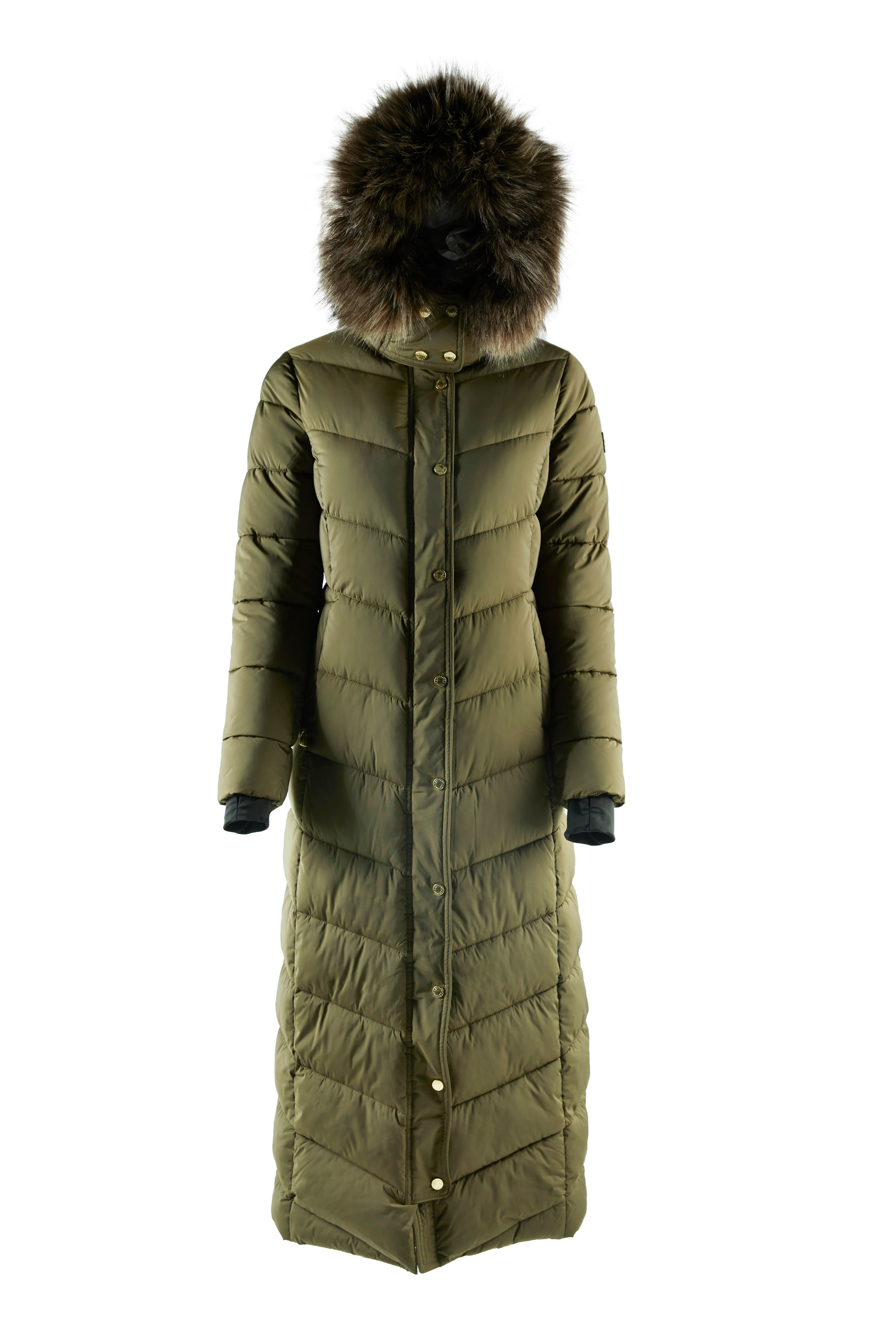 Glacier Full Length Puffer (Khaki) - Image 2