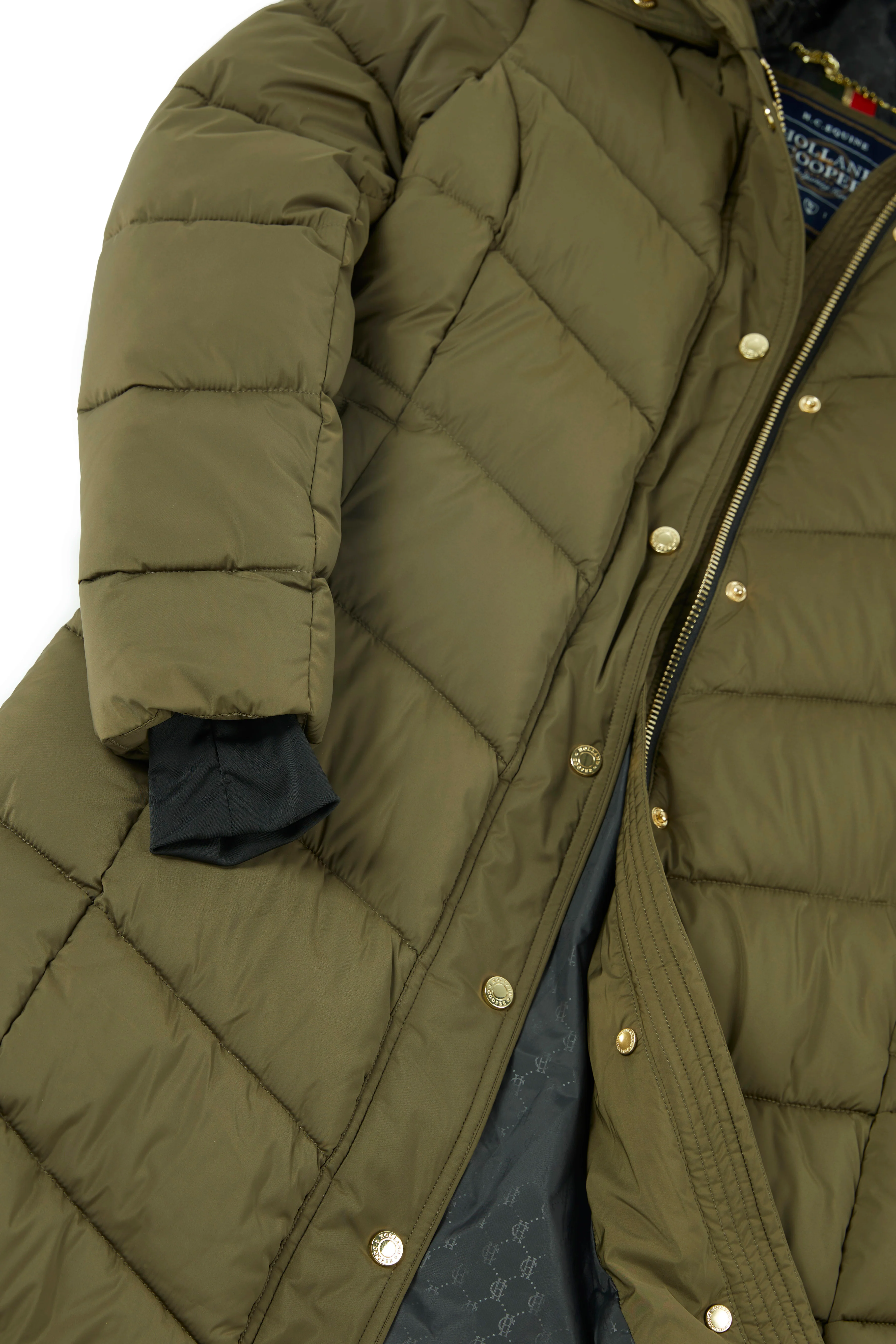 Glacier Full Length Puffer (Khaki) - Image 7
