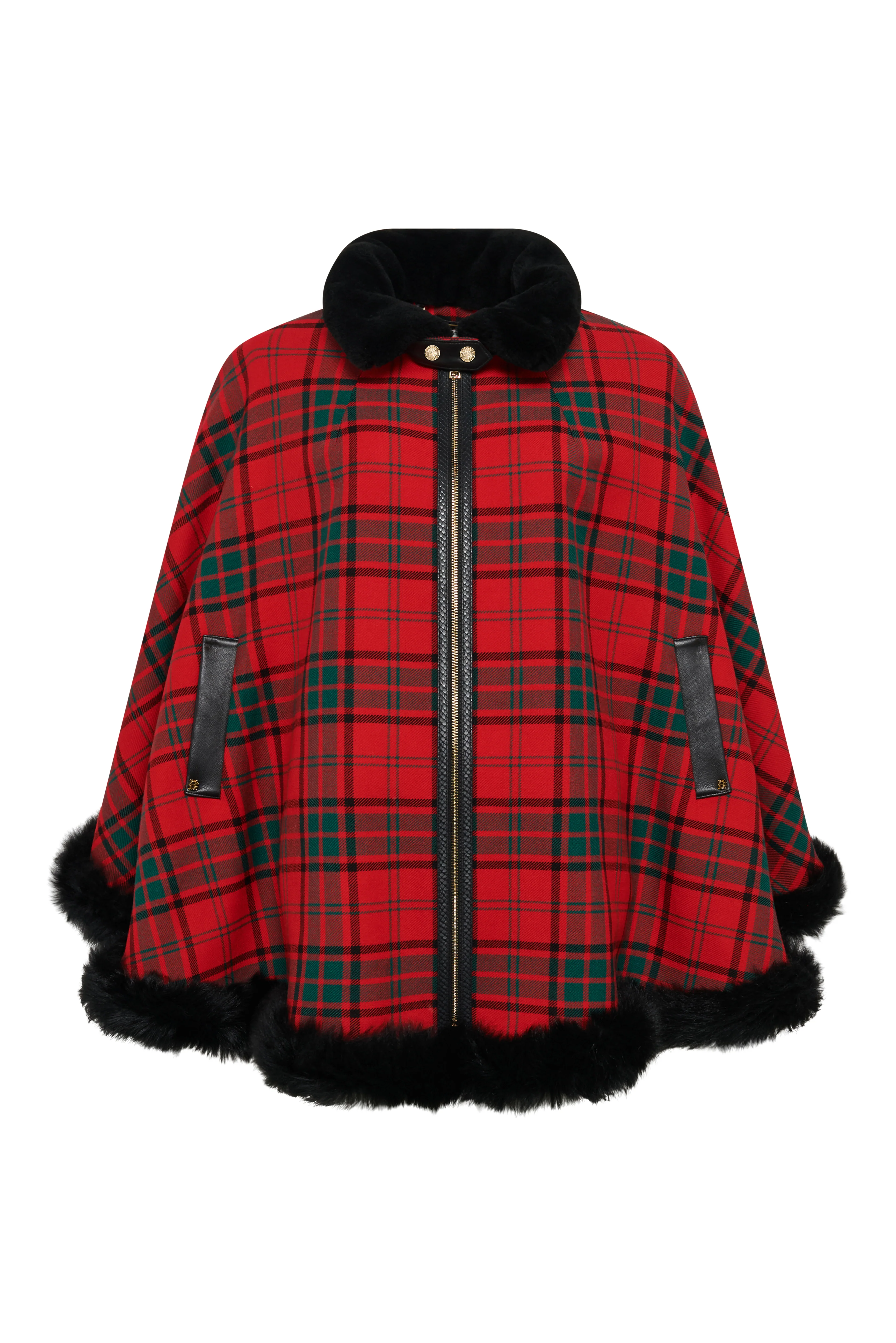 Gold Label Chiltern Cape (Red Tartan) - Image 5