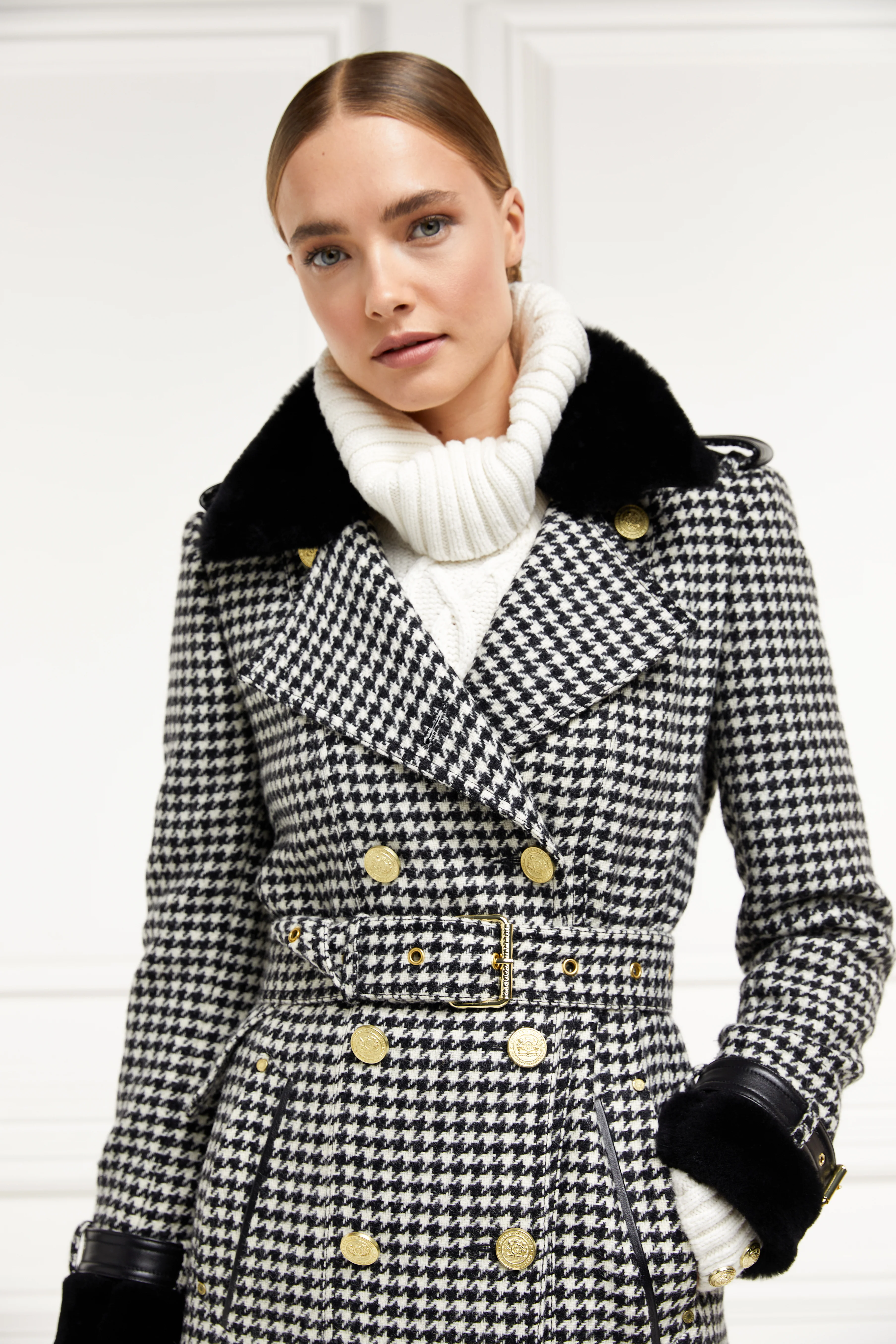 Gold Label Trench (Houndstooth) - Image 3