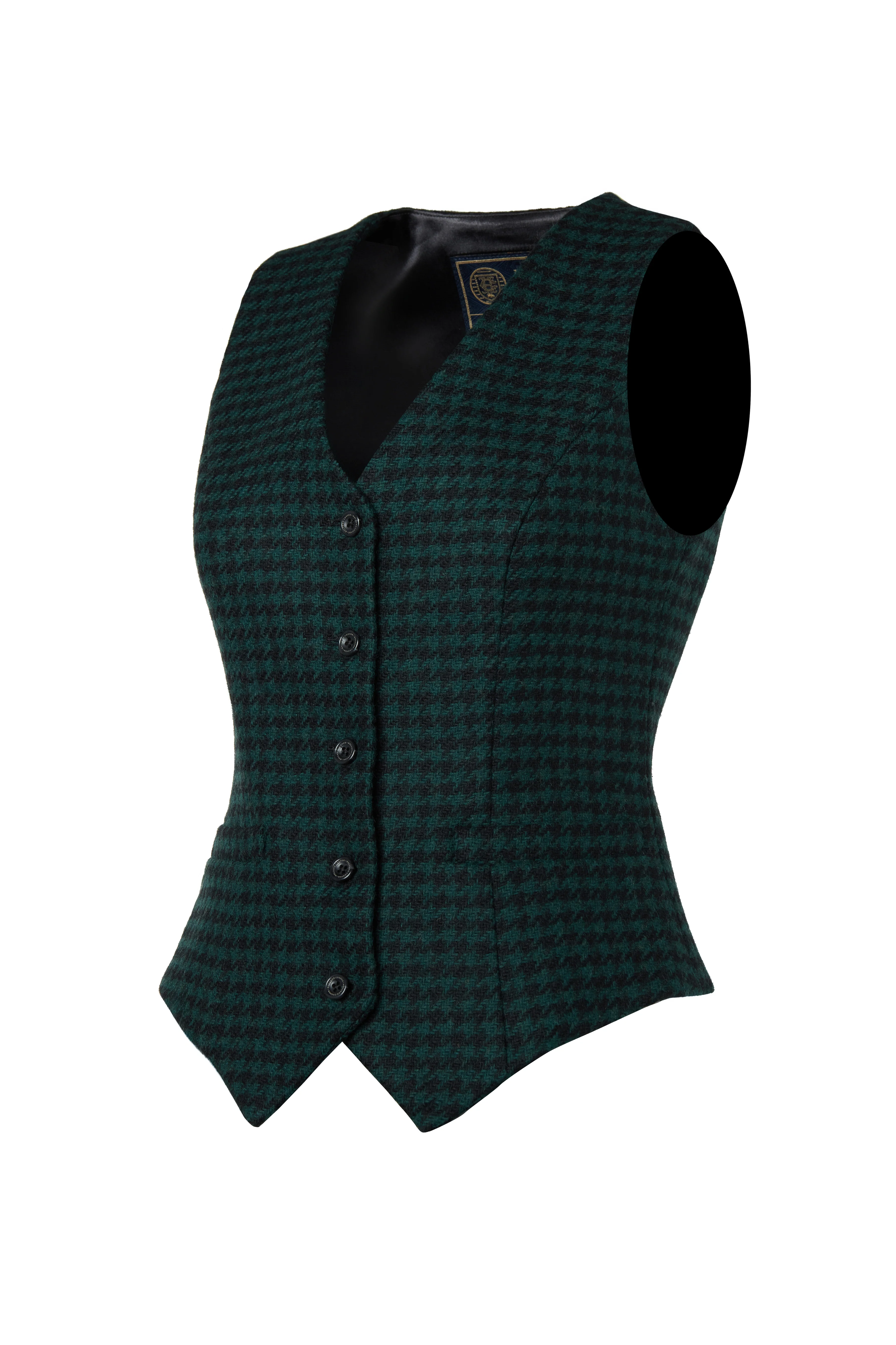Hampton Waistcoat (Emerald Houndstooth) - Image 7