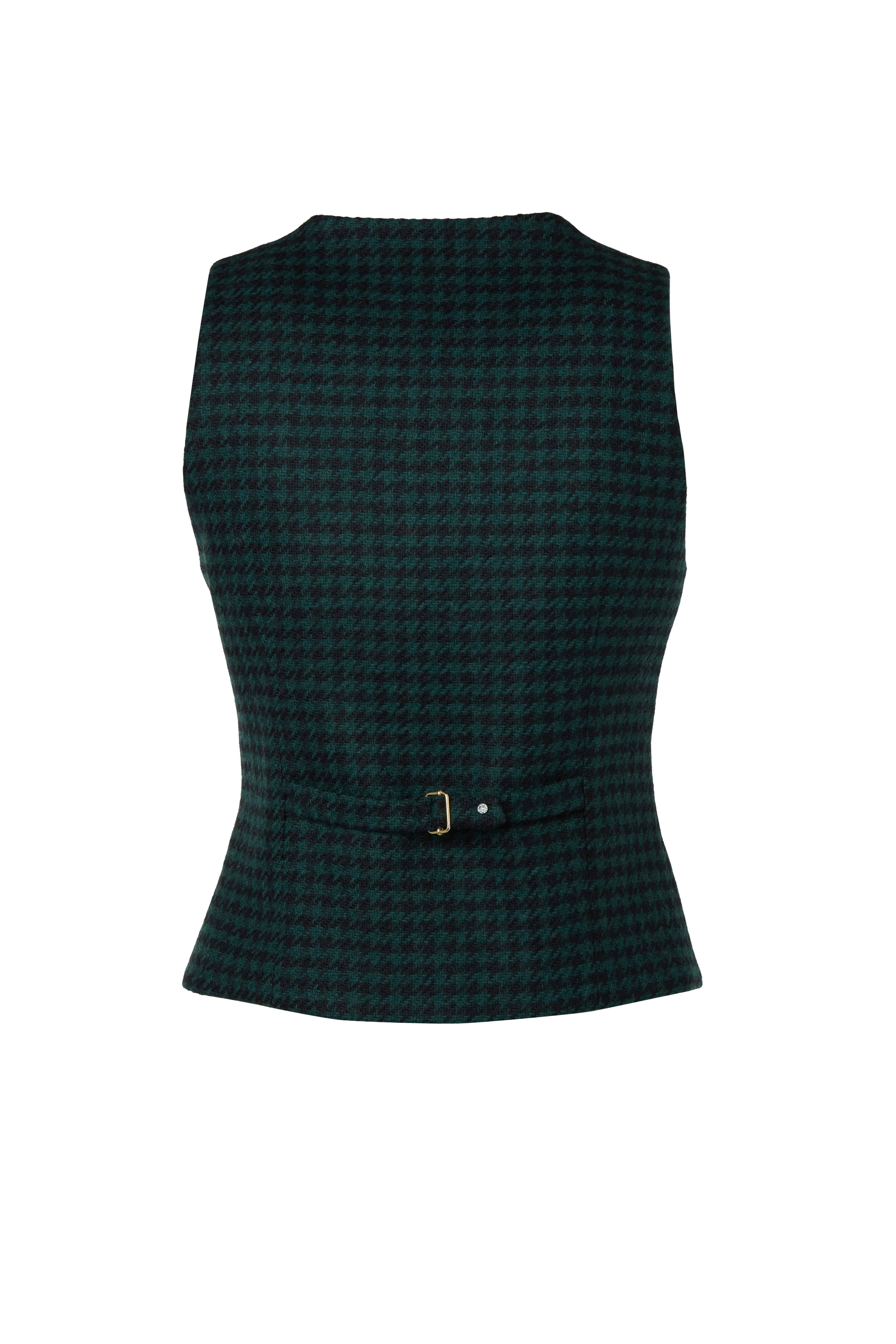 Hampton Waistcoat (Emerald Houndstooth) - Image 9