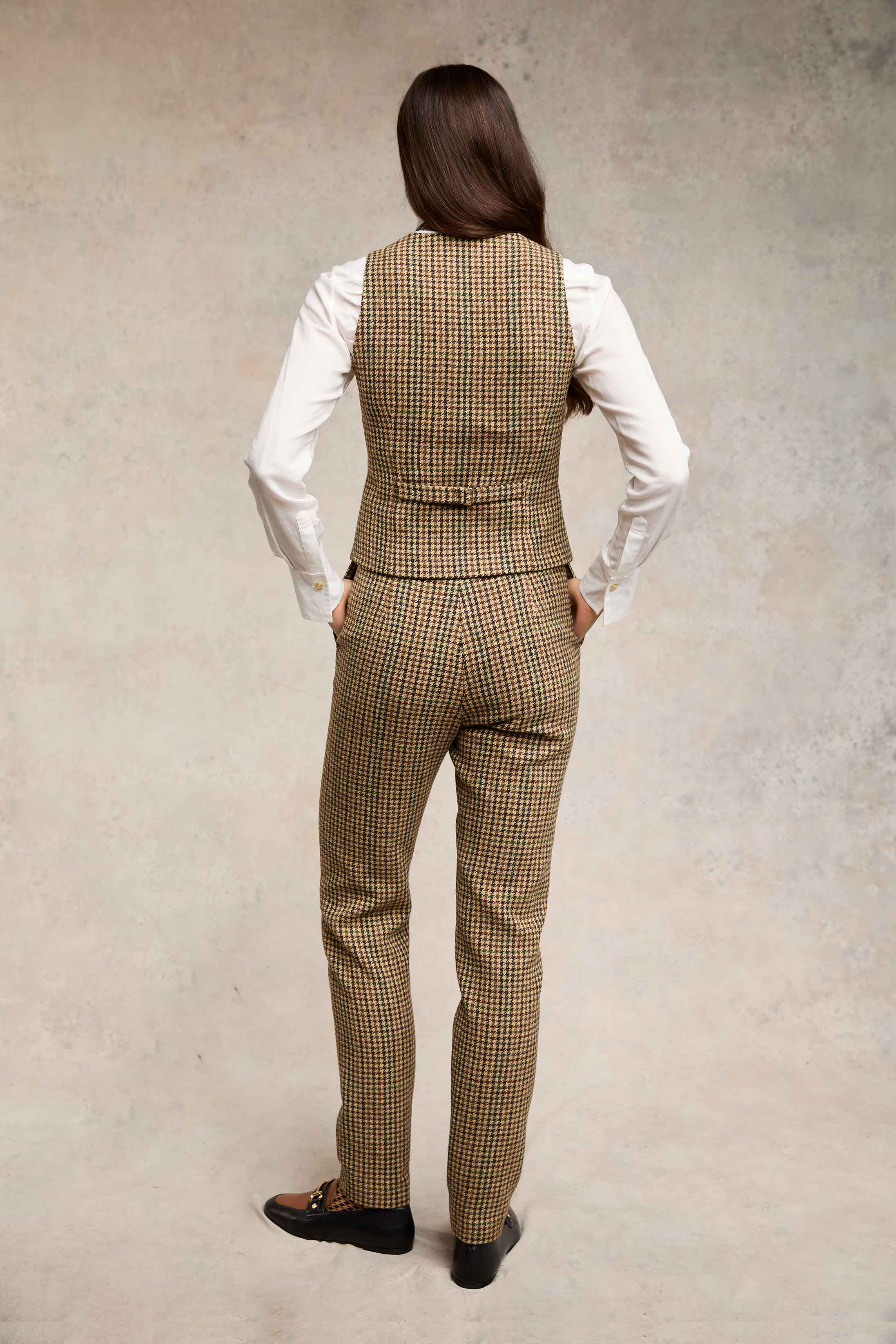 Hampton Waistcoat (Hailes Green Tweed) - Image 6