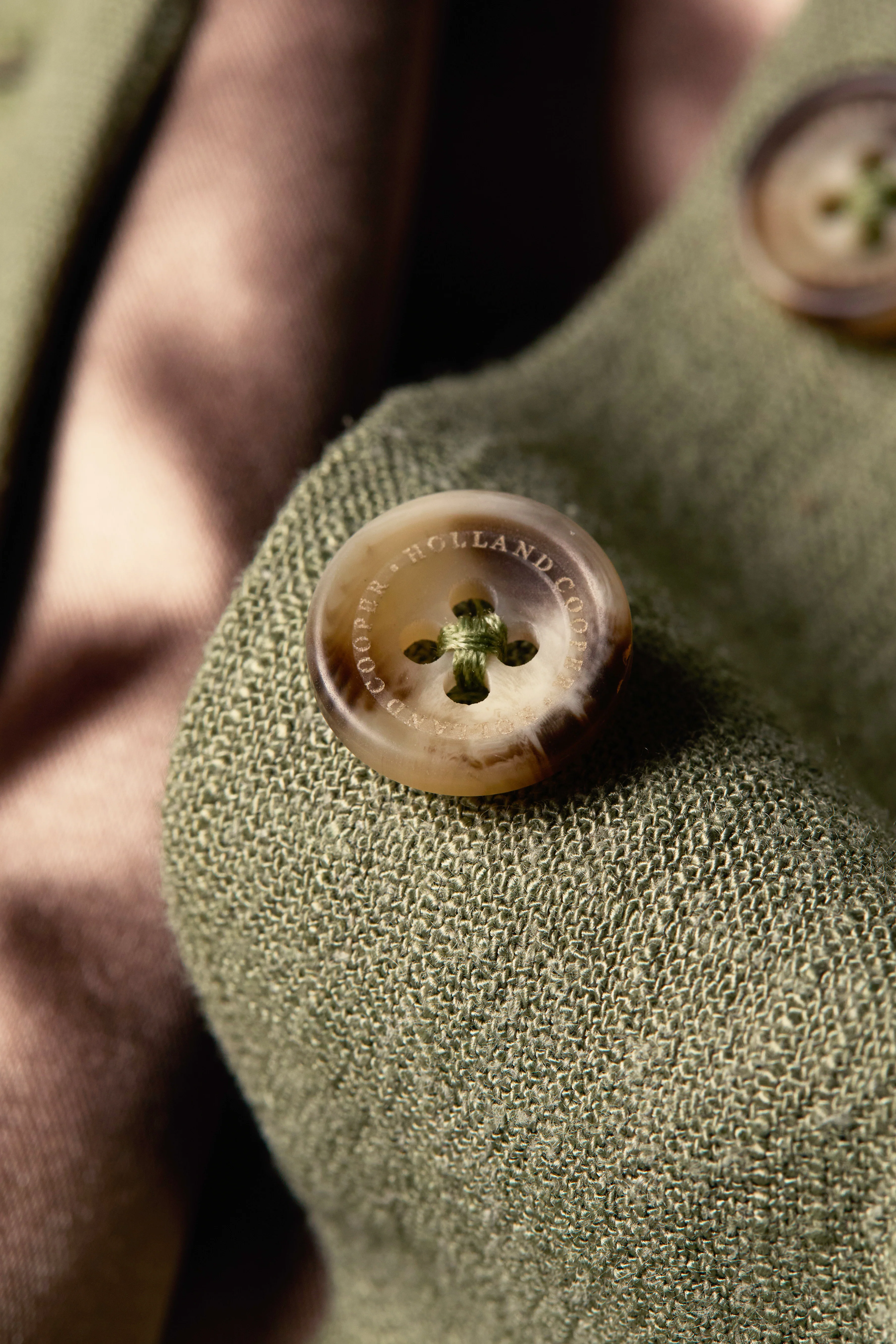 Hampton Waistcoat (Sage Linen) - Image 7