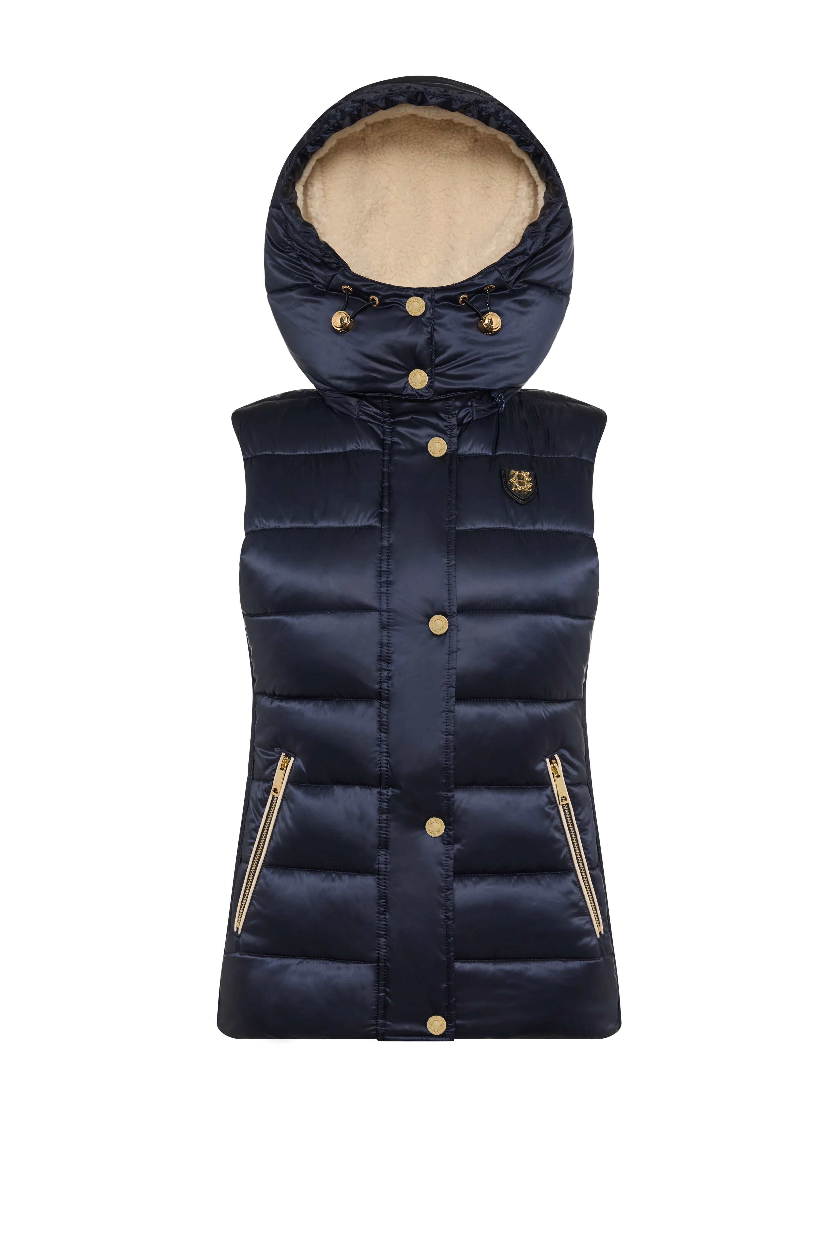 Harlow Sherpa Gilet (Ink Navy) - Image 4