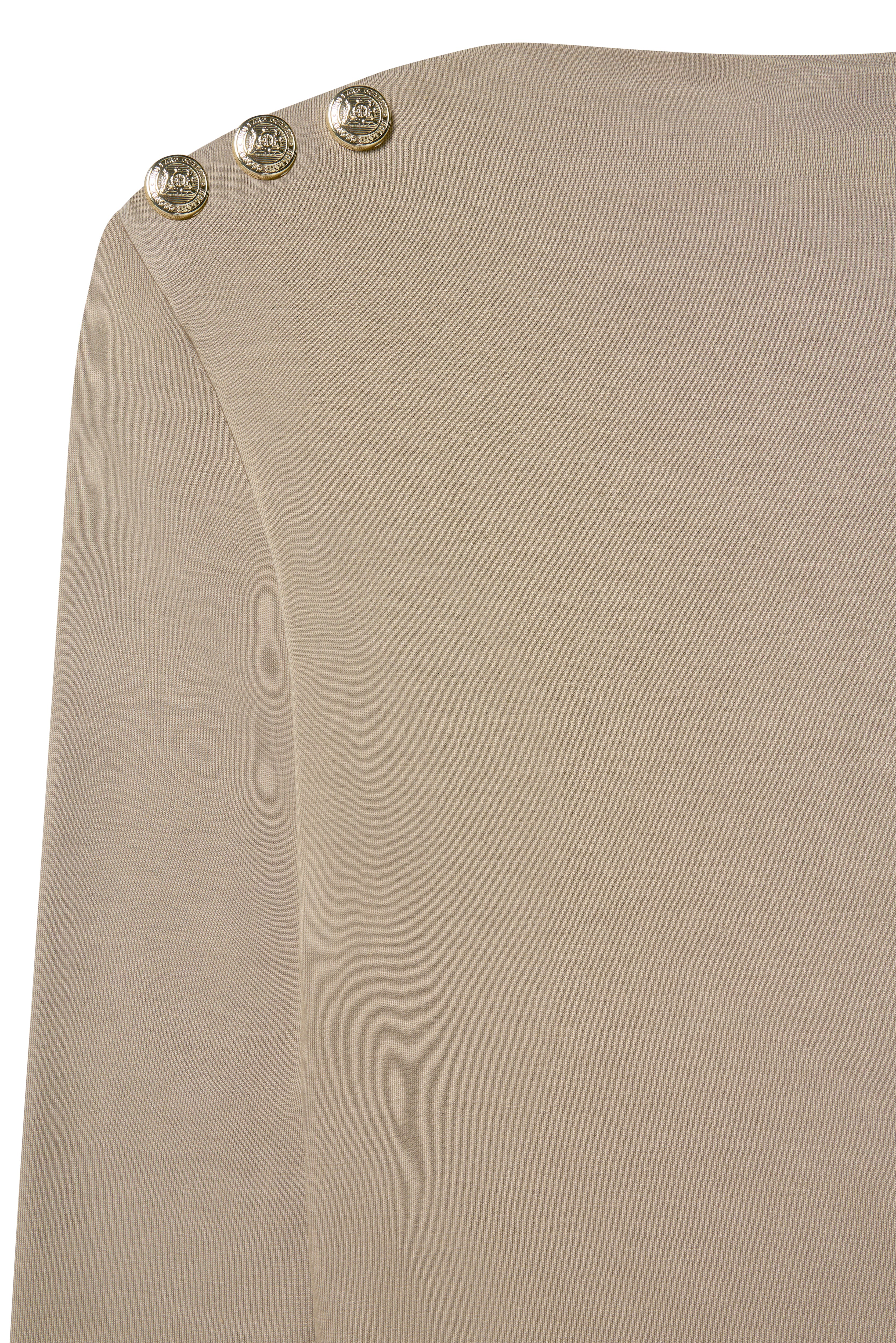 Harper Long Sleeve Top (Taupe) - Image 6
