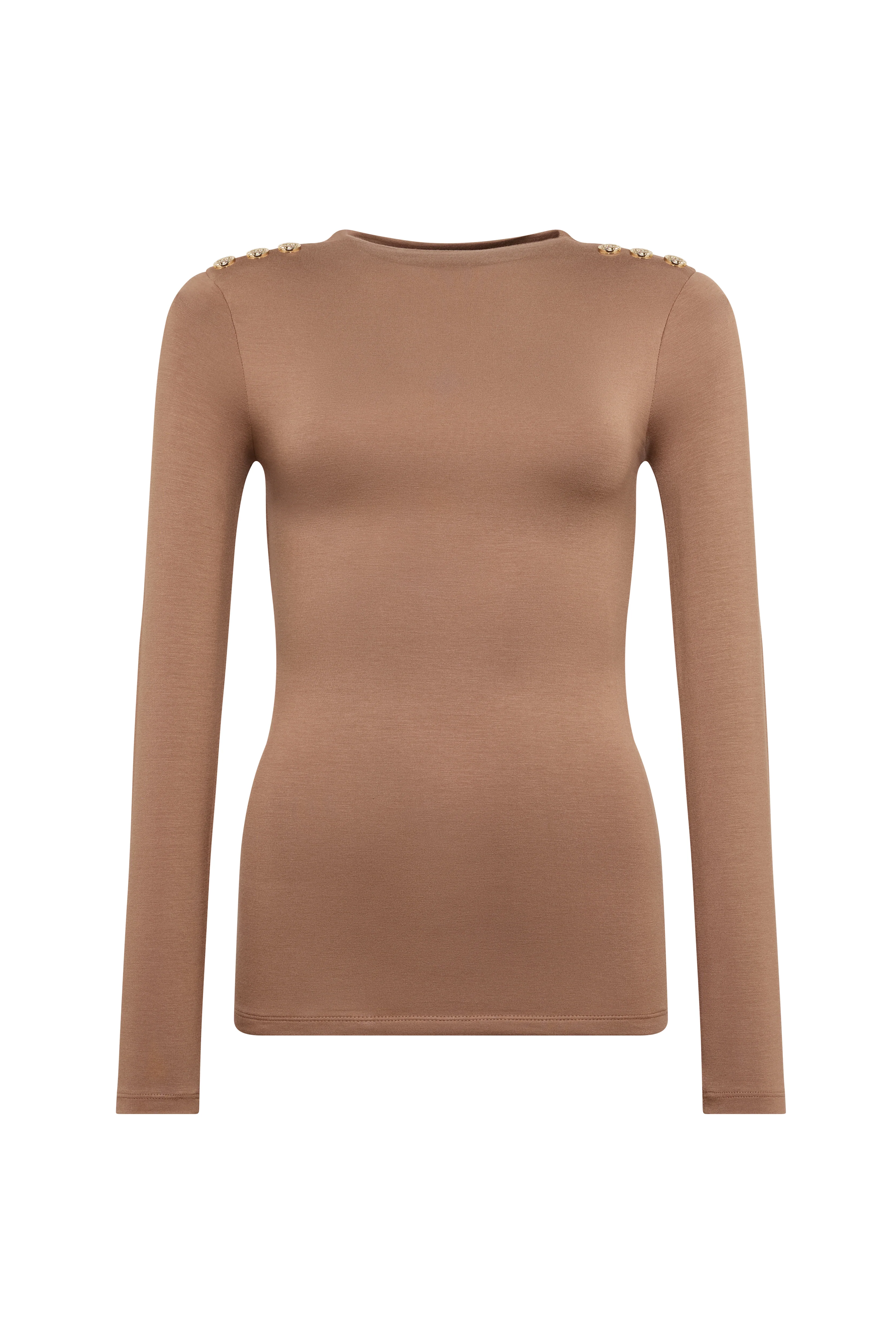 Harper Long Sleeve Top (Toffee) - Image 4