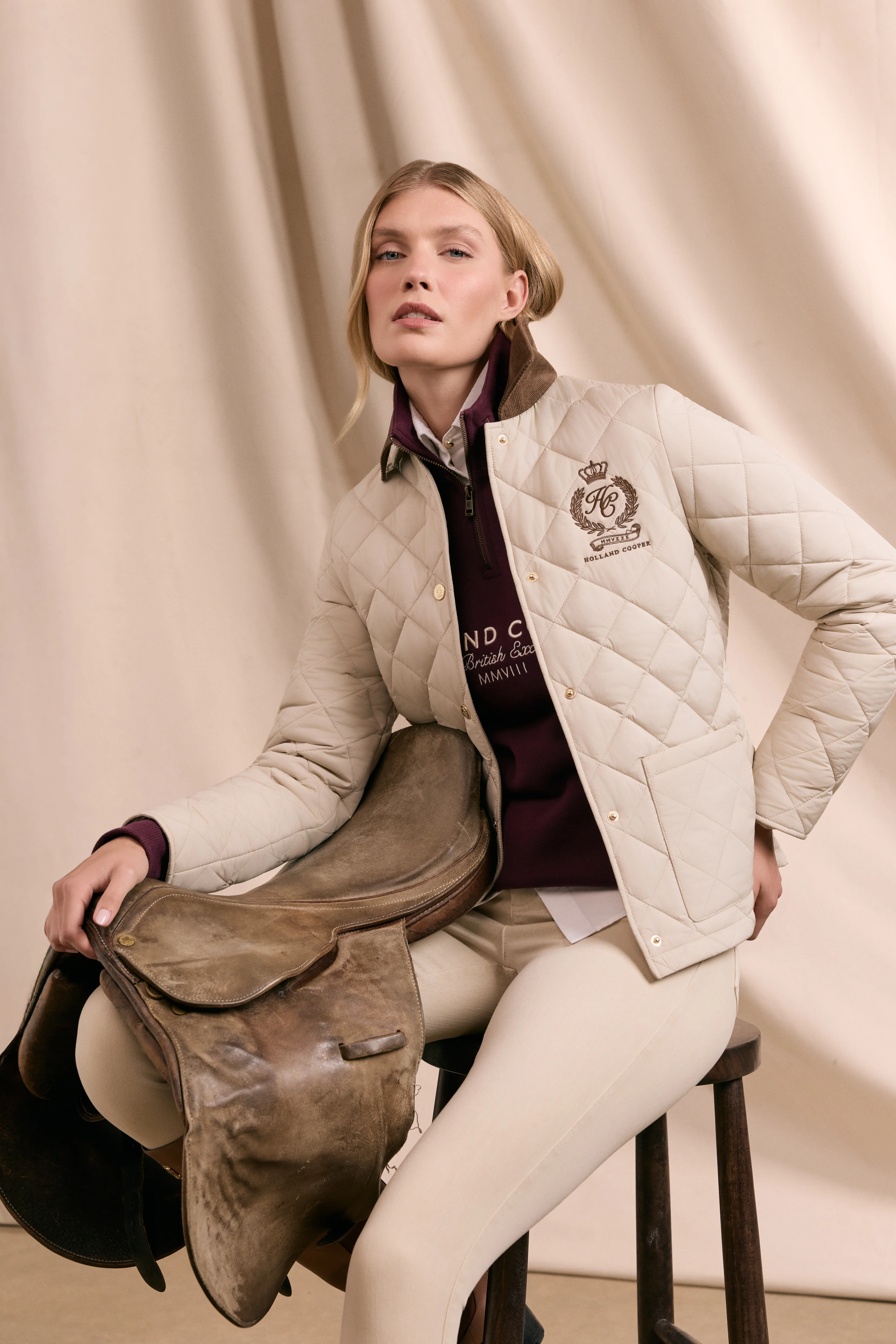 Hastings Quilted Jacket (Barley)