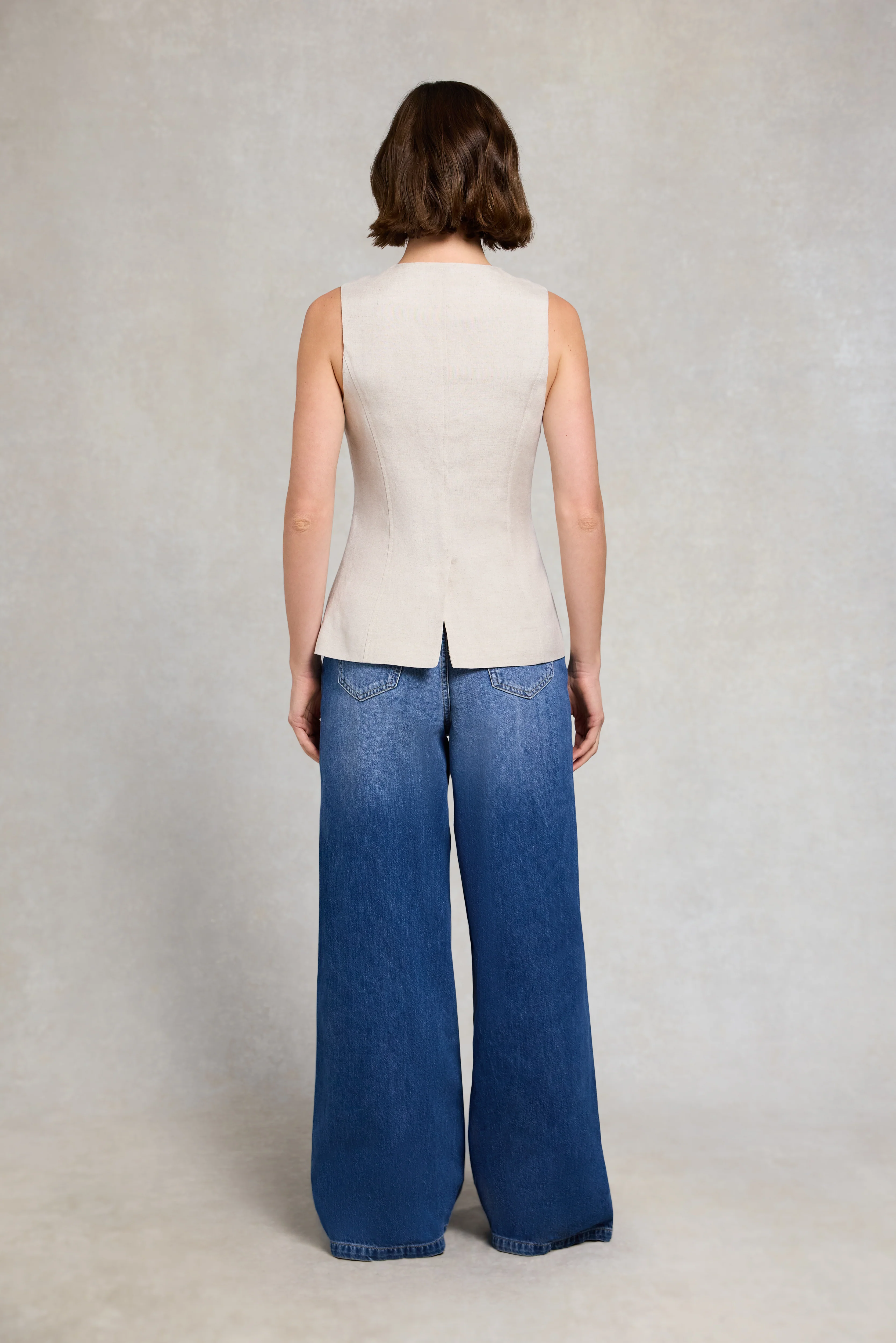 Hazelton Waistcoat (Natural) - Image 6