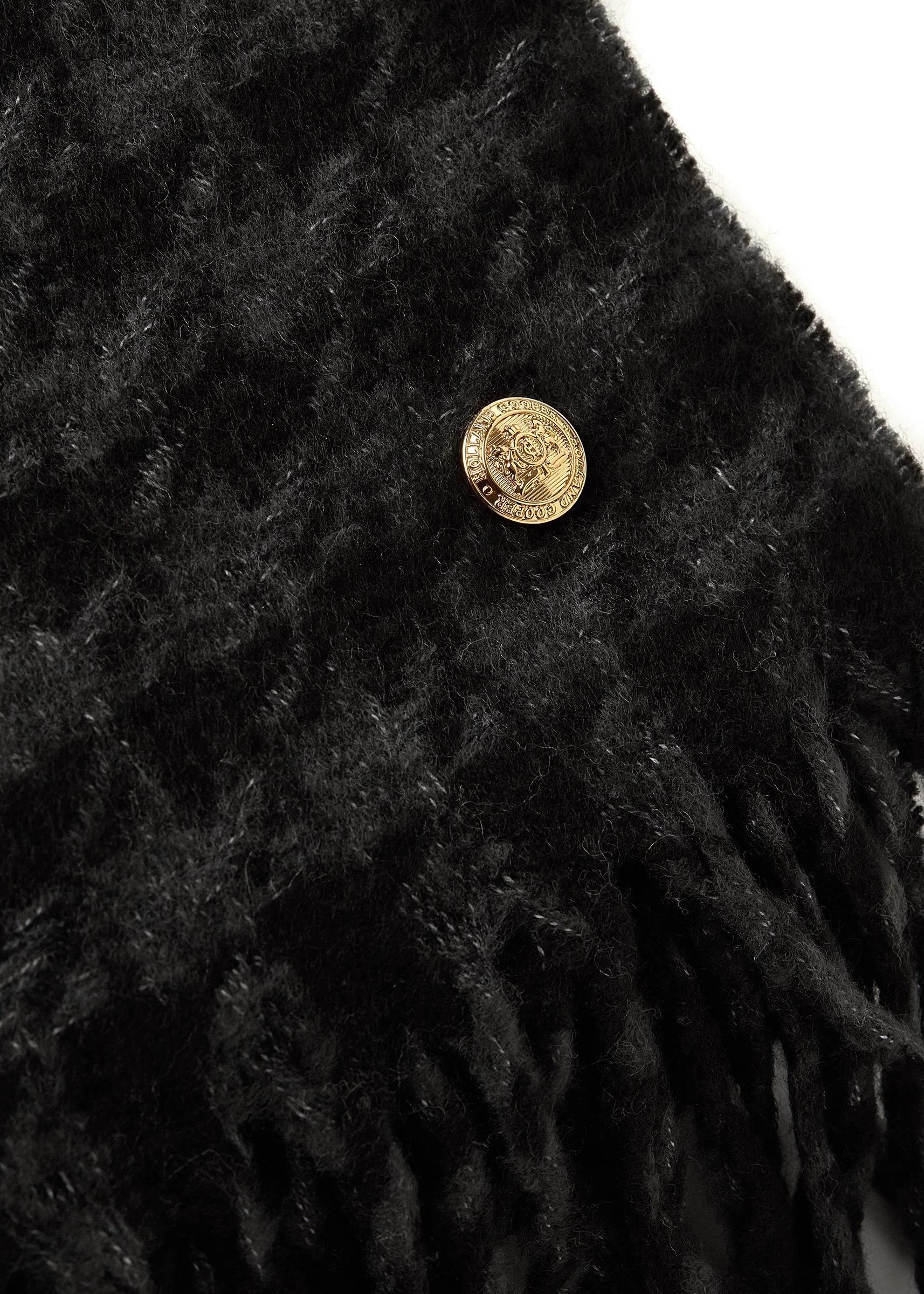 HC Chelsea Scarf (Grey Houndstooth) - Image 3